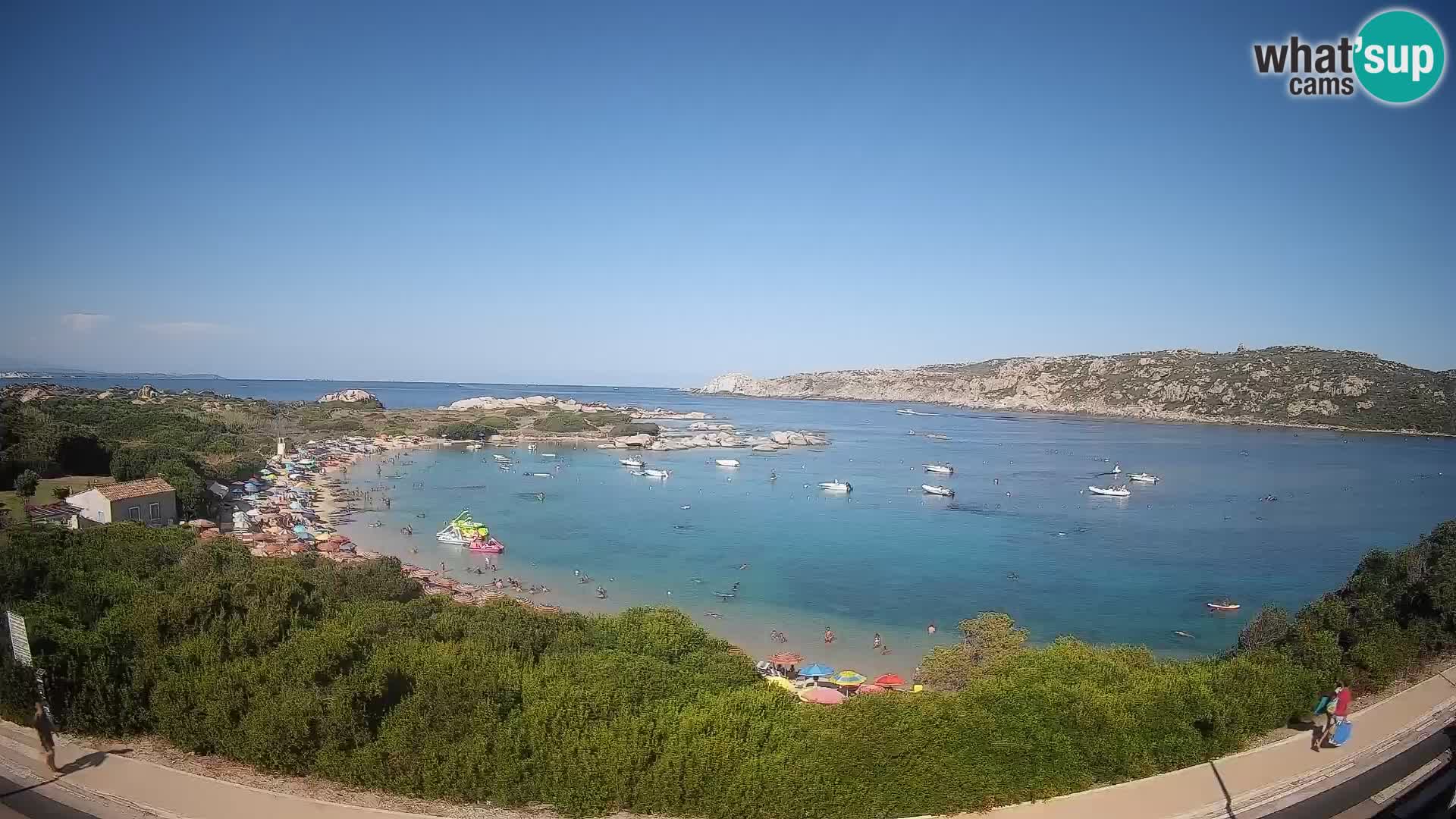 Webcam Rena di Levante – Live View from Capo Testa