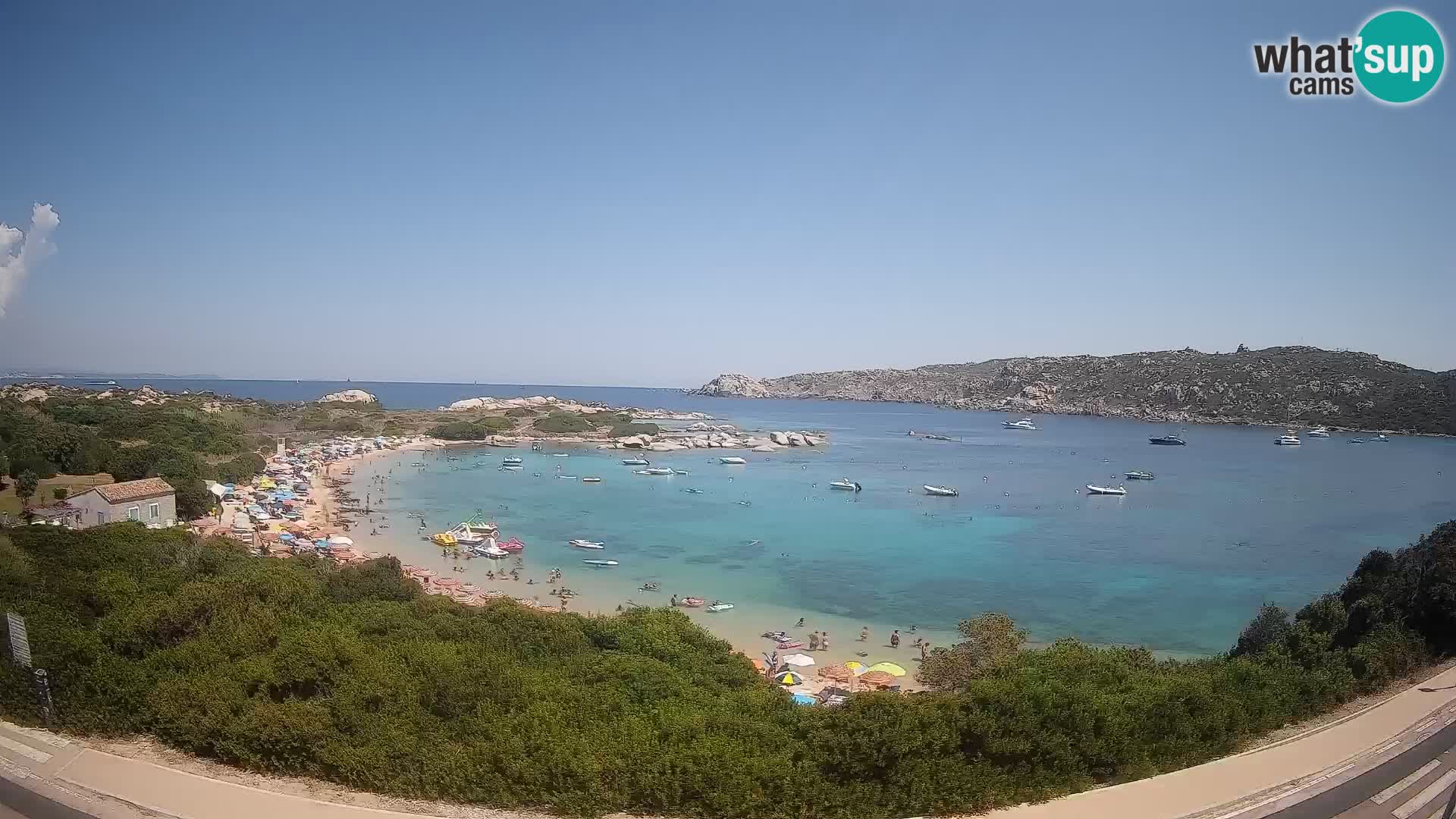 Webcam Rena di Levante – Live View from Capo Testa