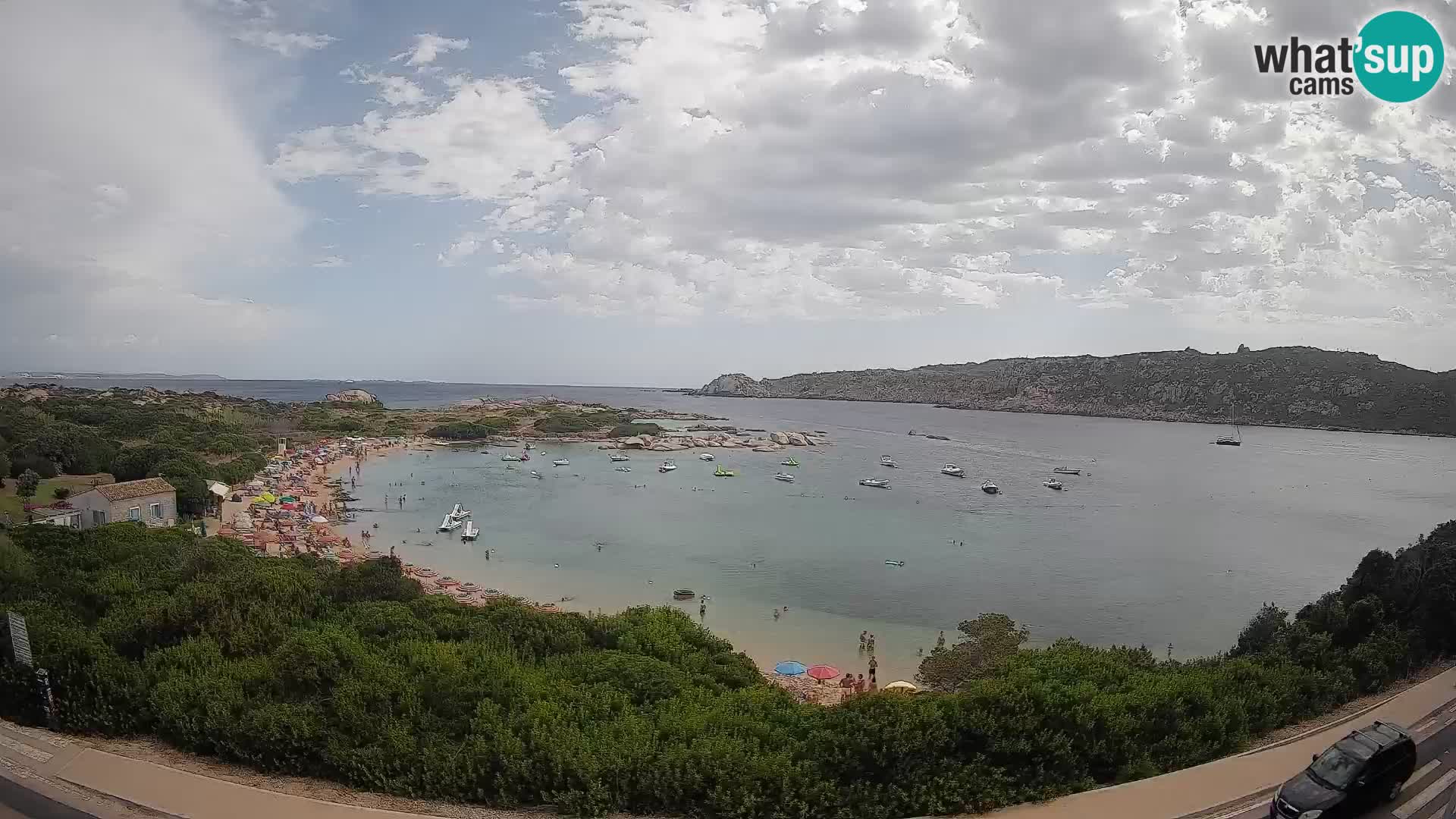 Webcam Rena di Levante – Live View from Capo Testa
