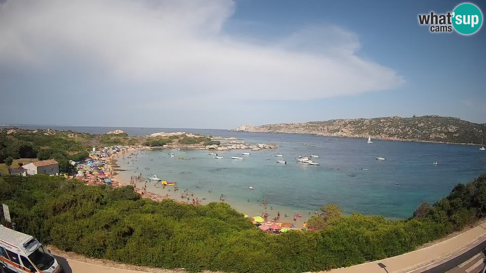 Webcam Rena di Levante – Vue en direct depuis Capo Testa