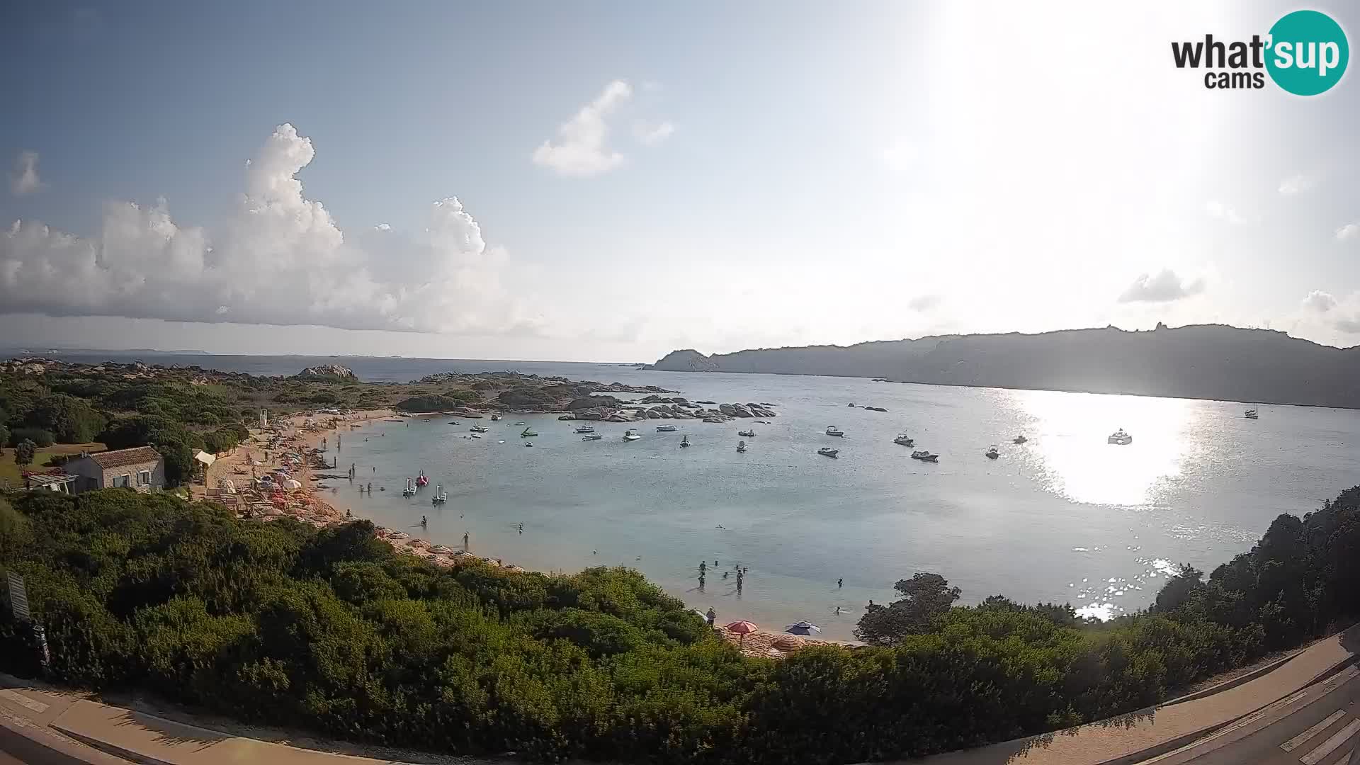 Webcam Rena di Levante – Live View from Capo Testa