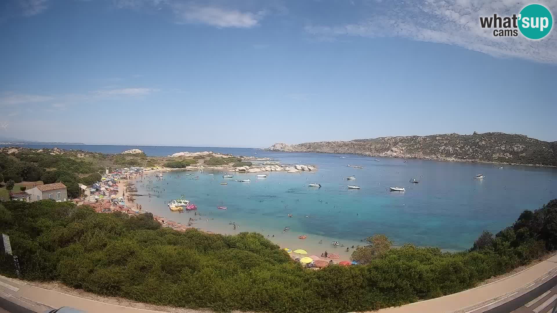 Webcam Rena di Levante – Live View from Capo Testa
