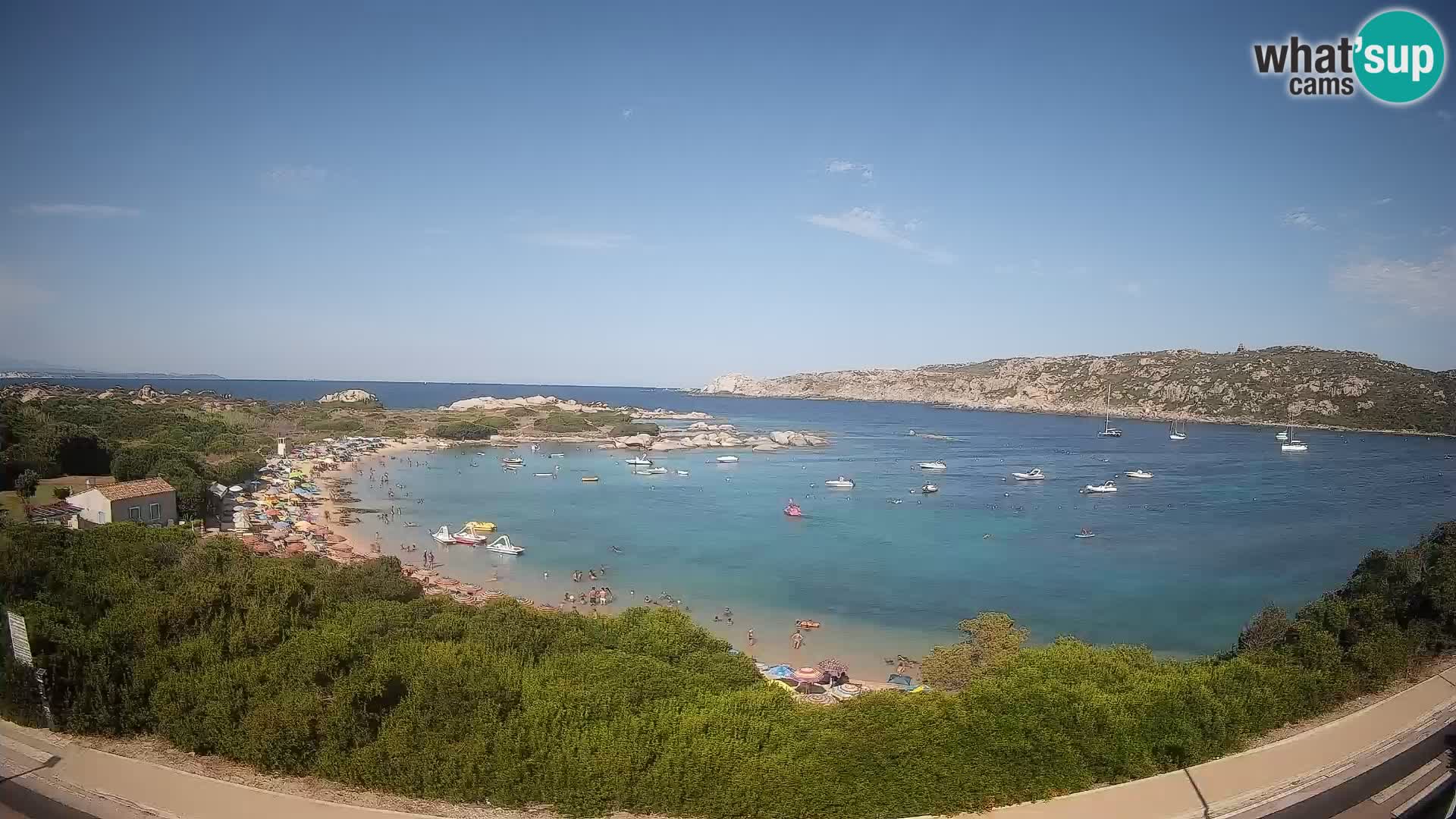 Webcam Rena di Levante – Live View from Capo Testa