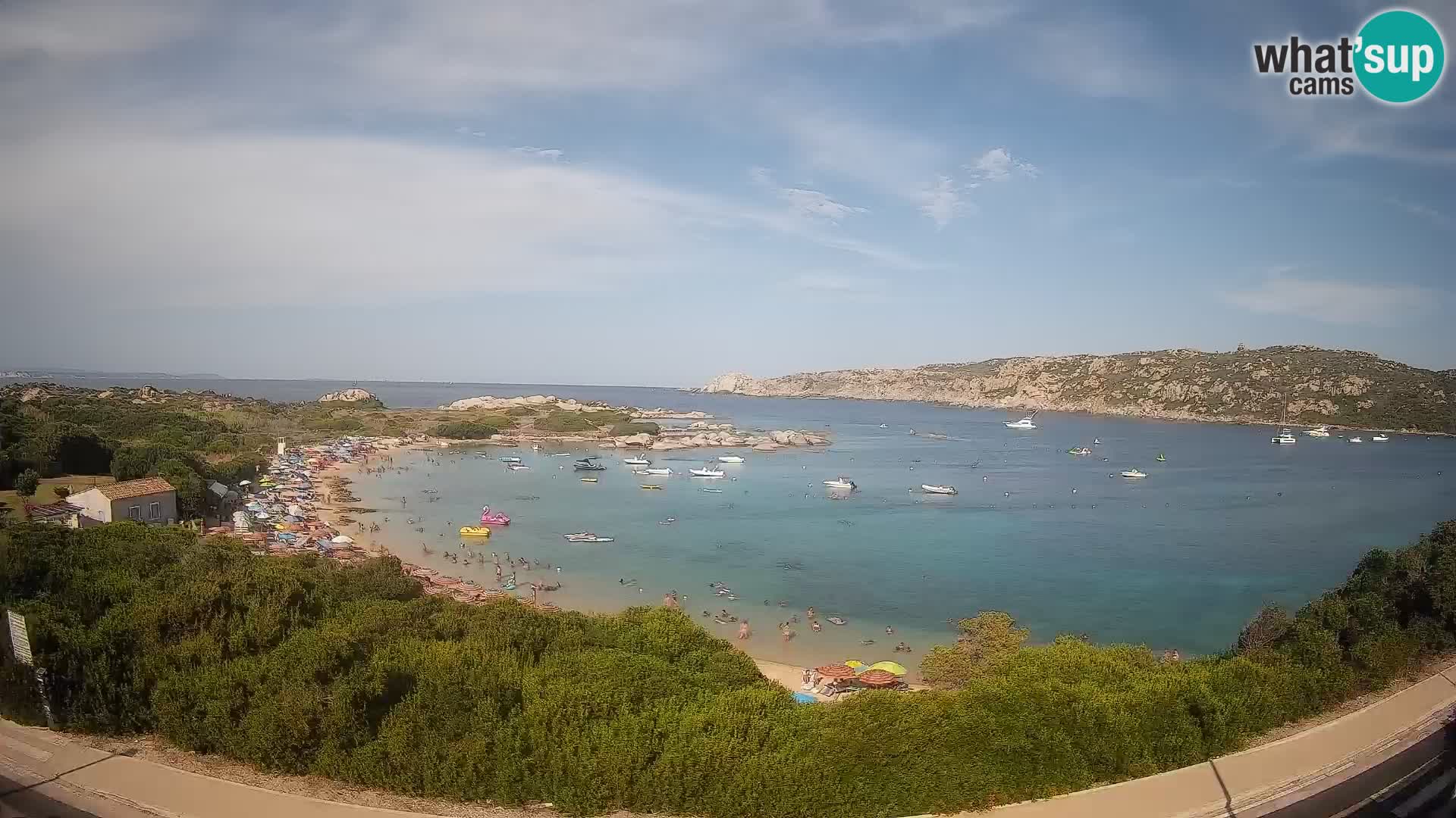 Webcam Rena di Levante – Live View from Capo Testa