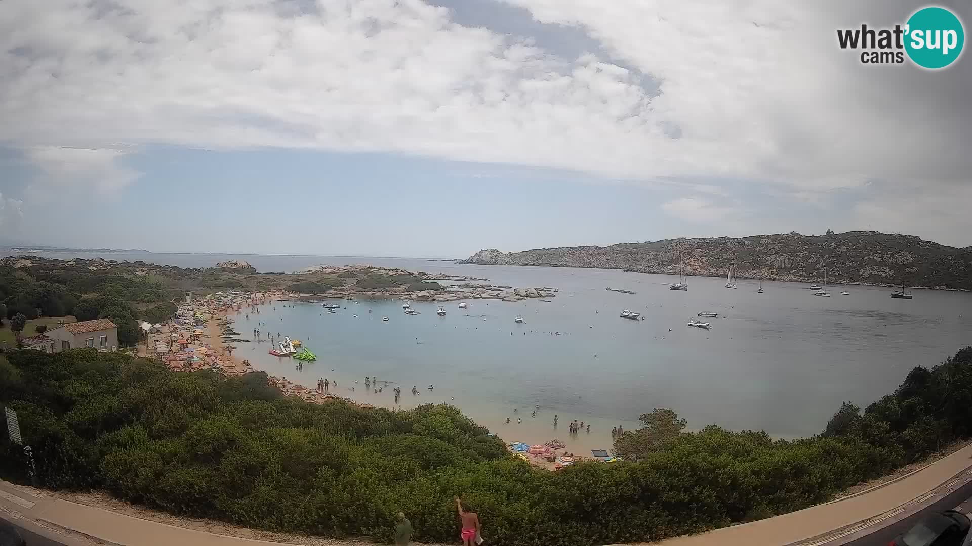 Webcam Rena di Levante – Live View from Capo Testa