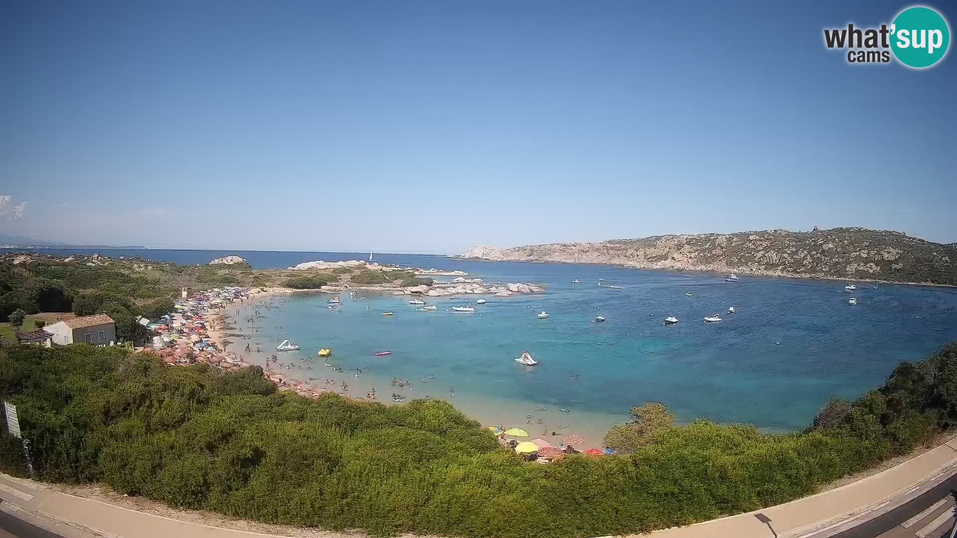 Webcam Rena di Levante – Live View from Capo Testa