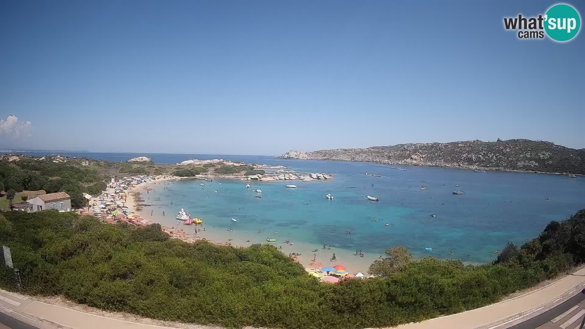 Webcam Rena di Levante – Live View from Capo Testa