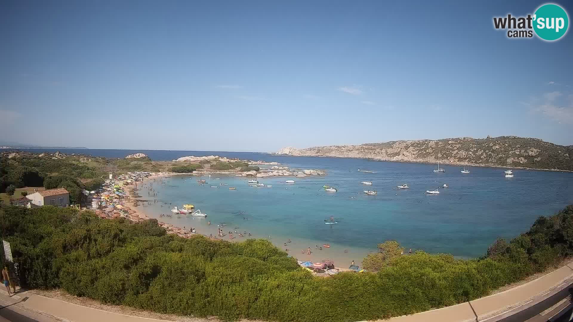 Webcam Rena di Levante – Live View from Capo Testa