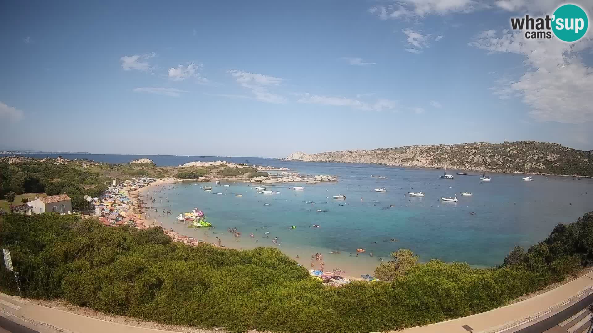 Webcam Rena di Levante – Live View from Capo Testa