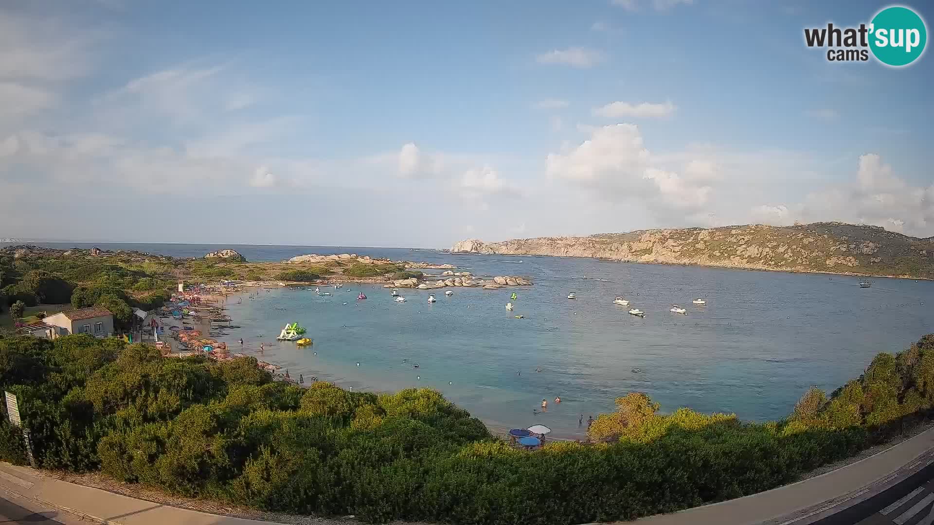 Webcam Rena di Levante – Live View from Capo Testa