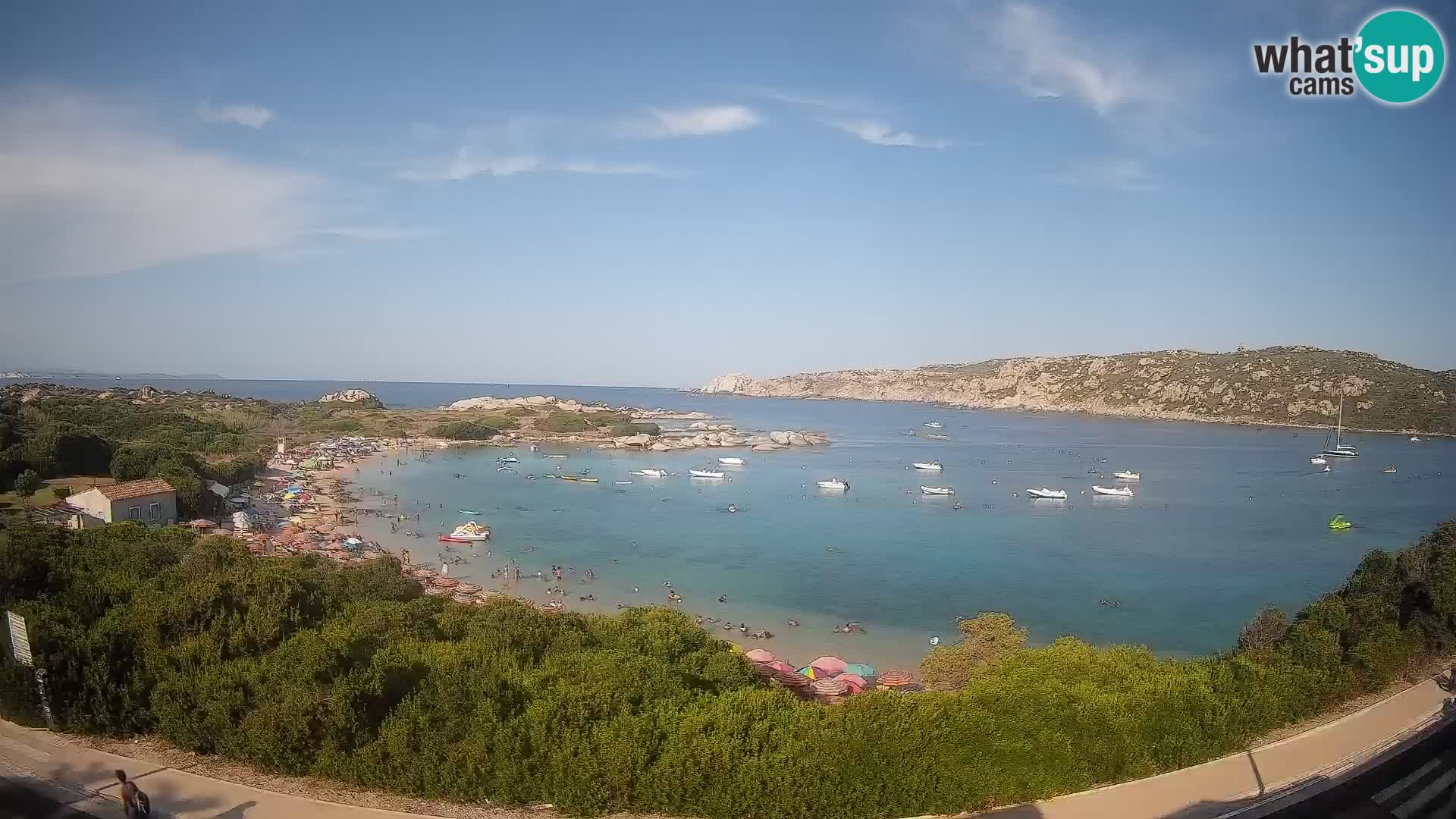 Spletna kamera Rena di Levante – Pogled v živo na Capo Testa