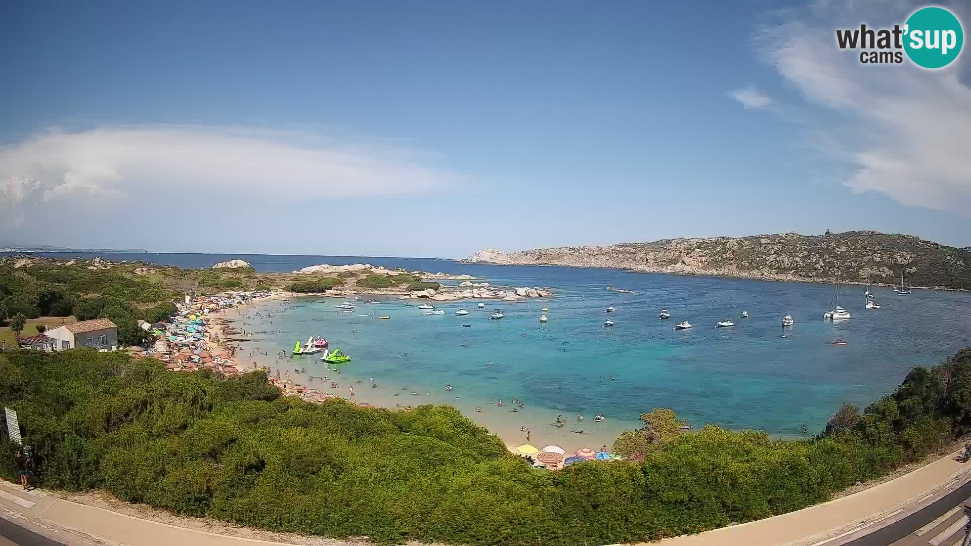 Webcam Rena di Levante – Live View from Capo Testa
