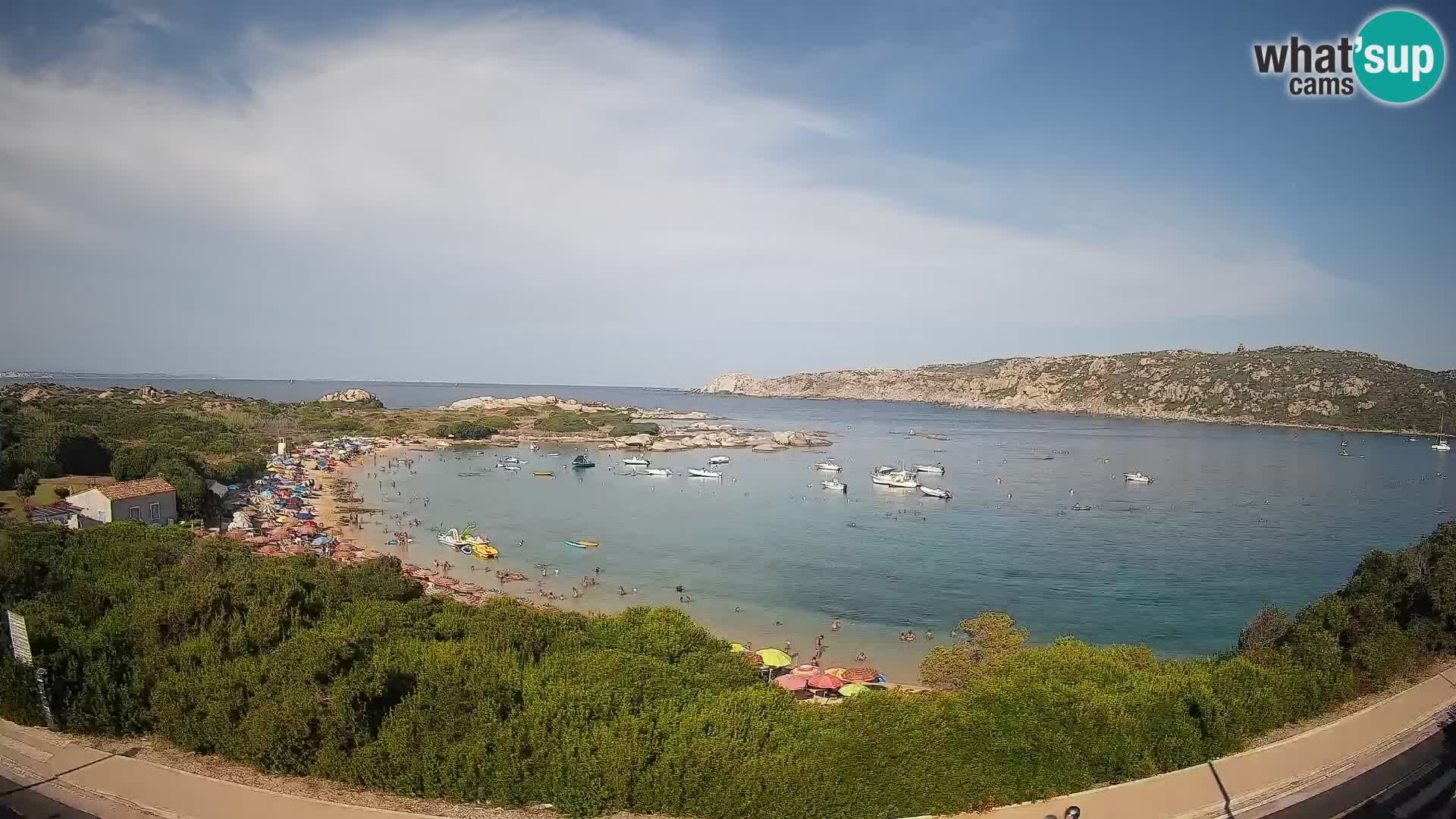 Webcam Rena di Levante – Live View from Capo Testa