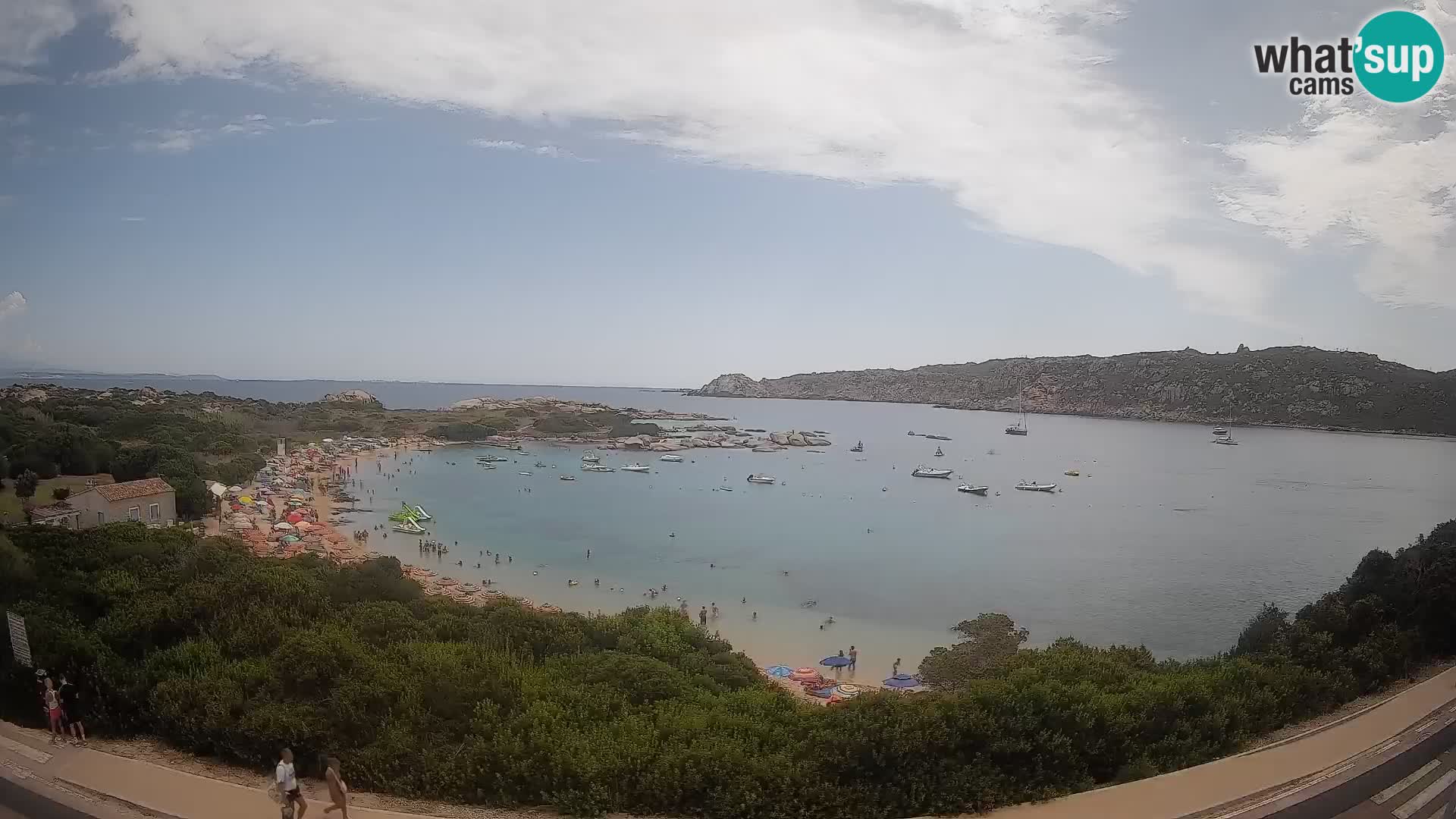 Webcam Rena di Levante – Live View from Capo Testa