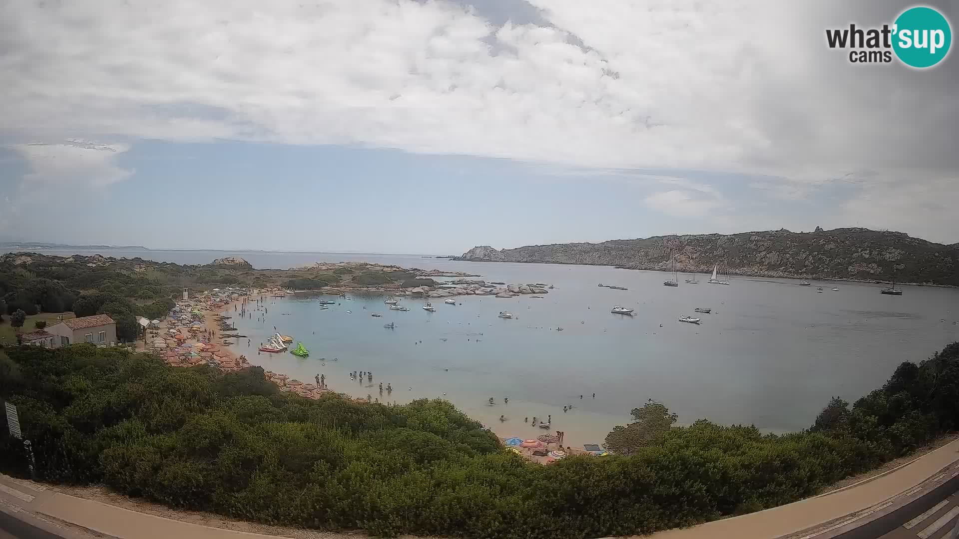 Webcam Rena di Levante – Live View from Capo Testa