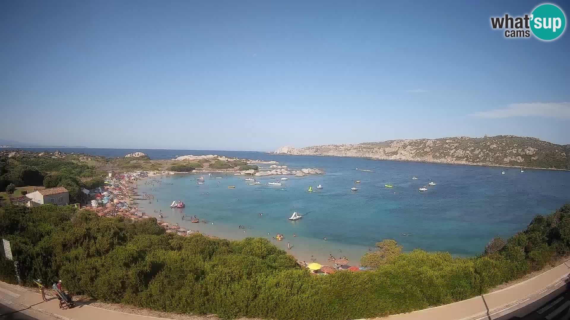 Webcam Rena di Levante – Live View from Capo Testa