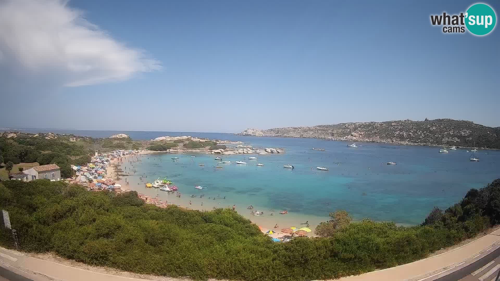 Webcam Rena di Levante – Live View from Capo Testa
