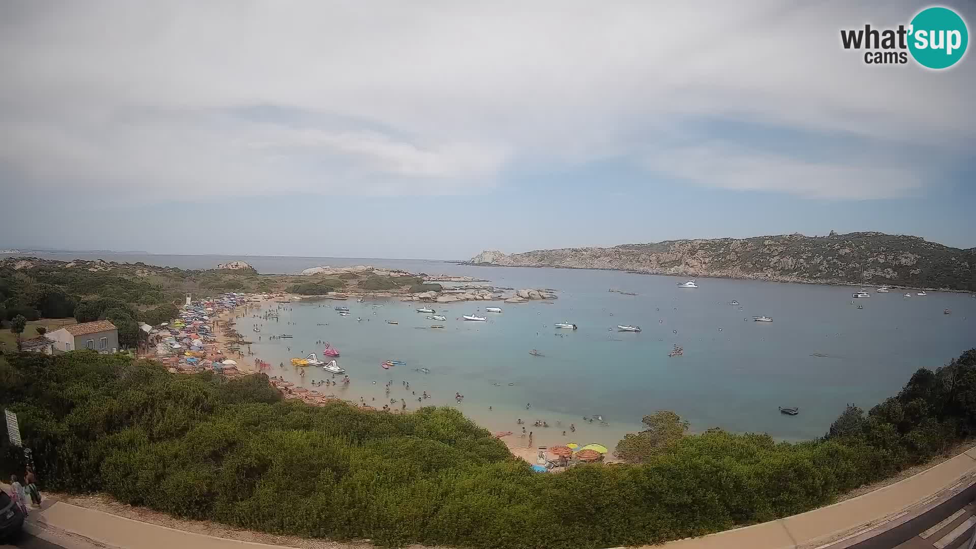 Webcam Rena di Levante – Live View from Capo Testa