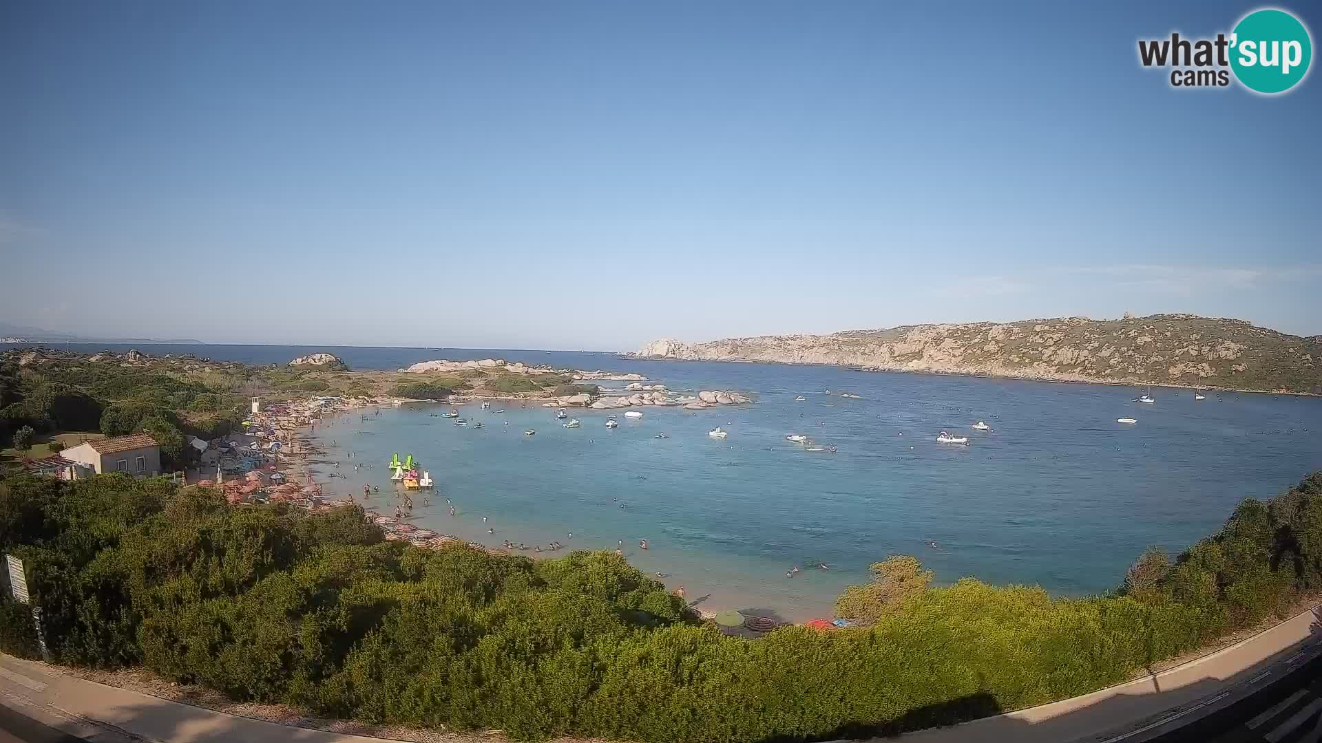 Webcam Rena di Levante – Live View from Capo Testa