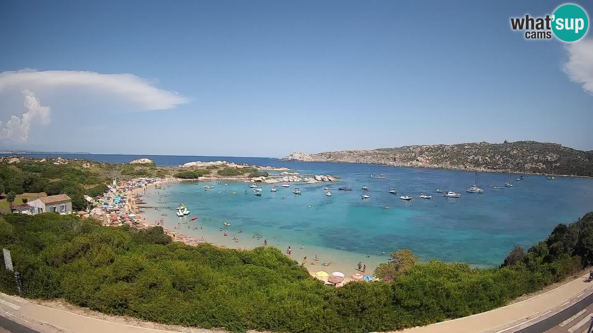 Webcam Rena di Levante – Live View from Capo Testa