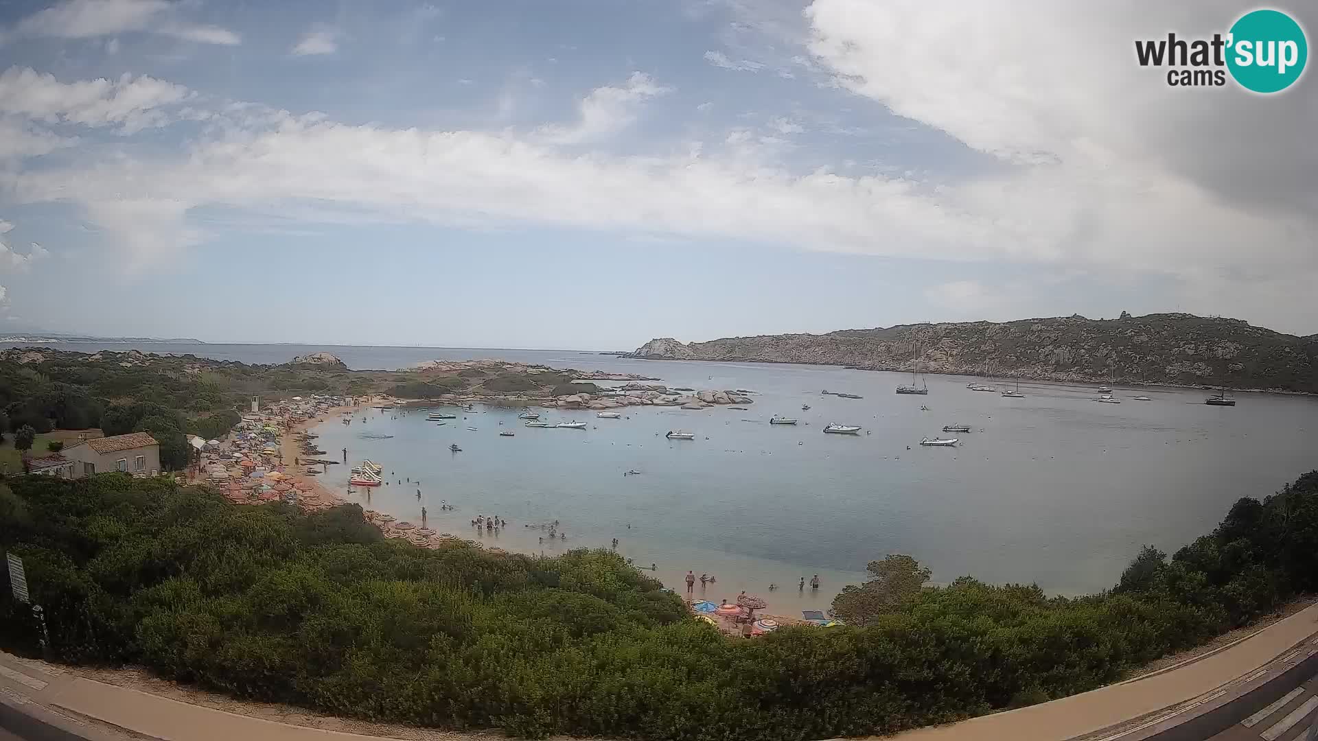 Webcam Rena di Levante – Live View from Capo Testa