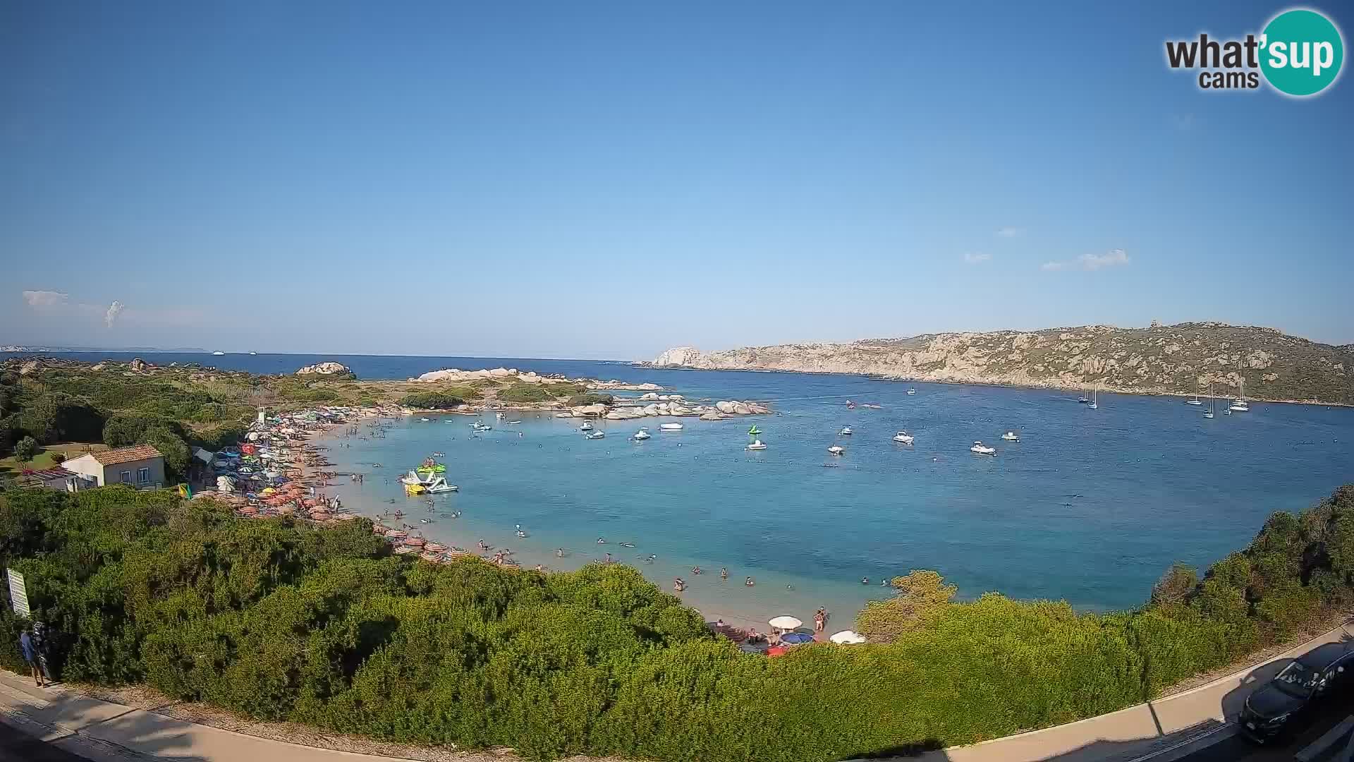 Webcam Rena di Levante – Live View from Capo Testa