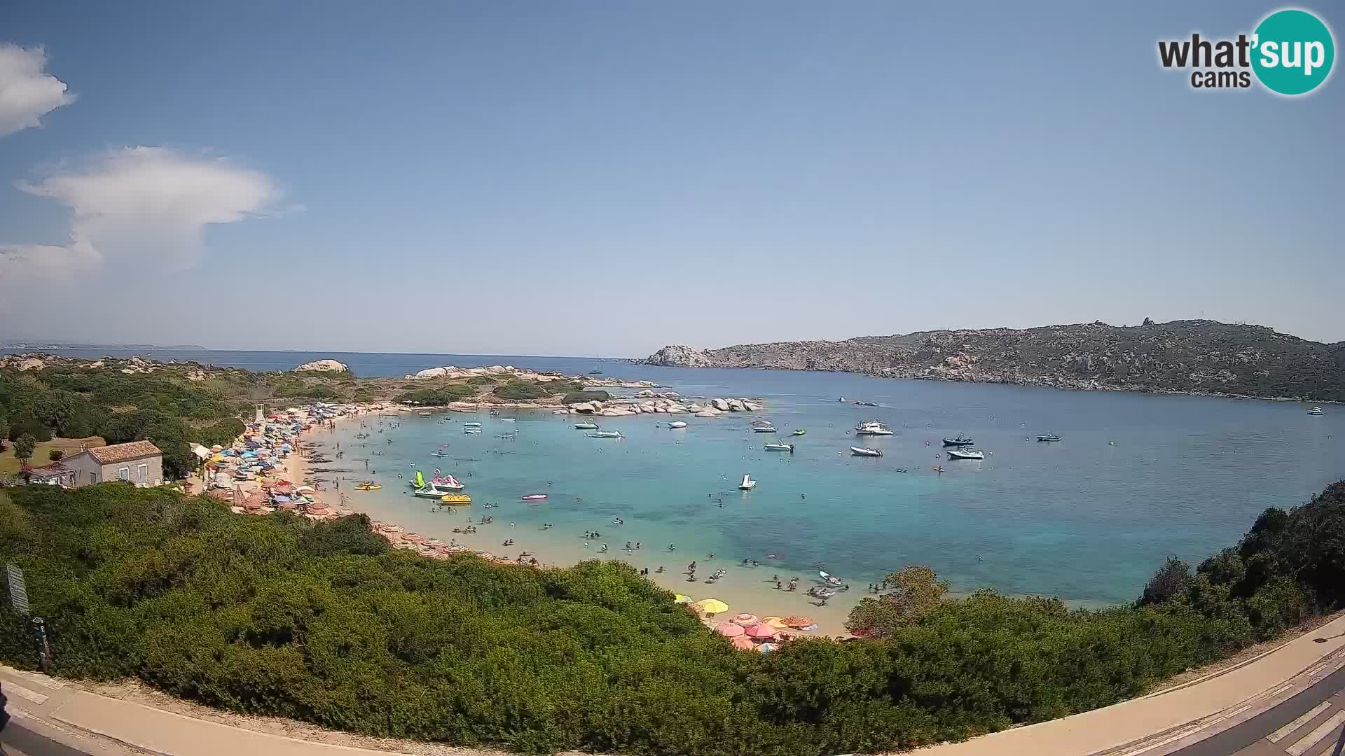 Webcam Rena di Levante – Live View from Capo Testa