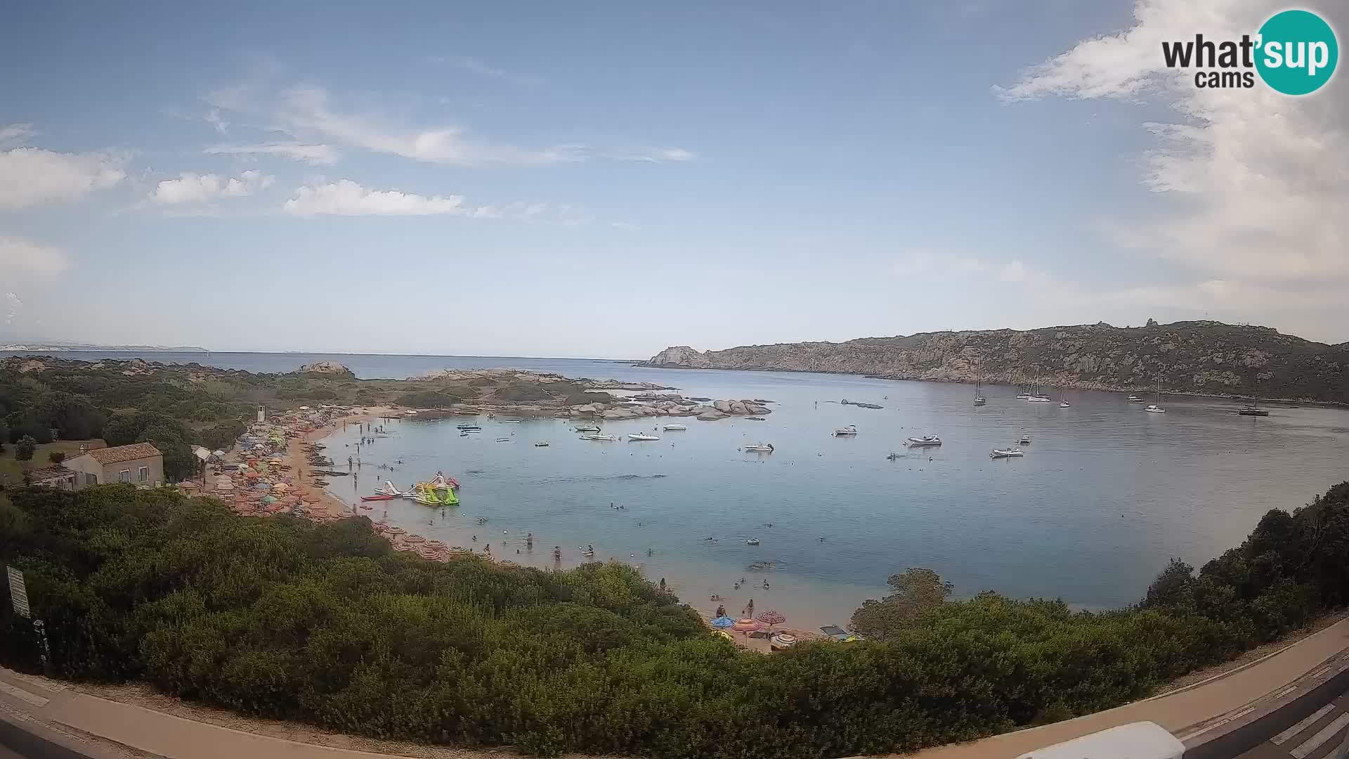 Webcam Rena di Levante – Live View from Capo Testa