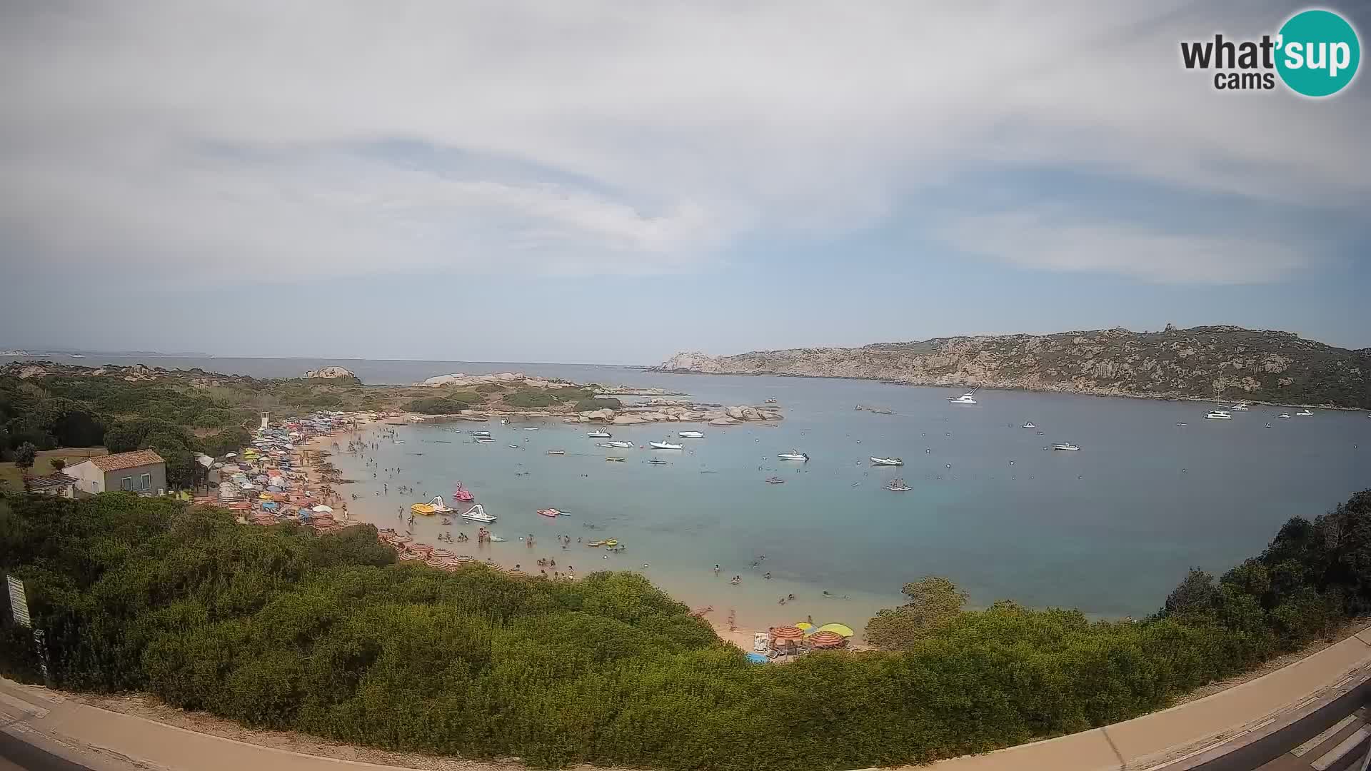 Webcam Rena di Levante – Live View from Capo Testa