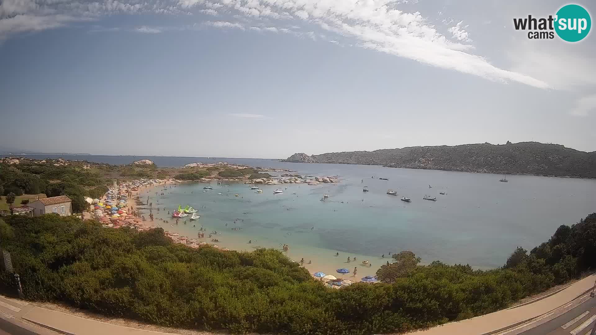 Webcam Rena di Levante – Live View from Capo Testa