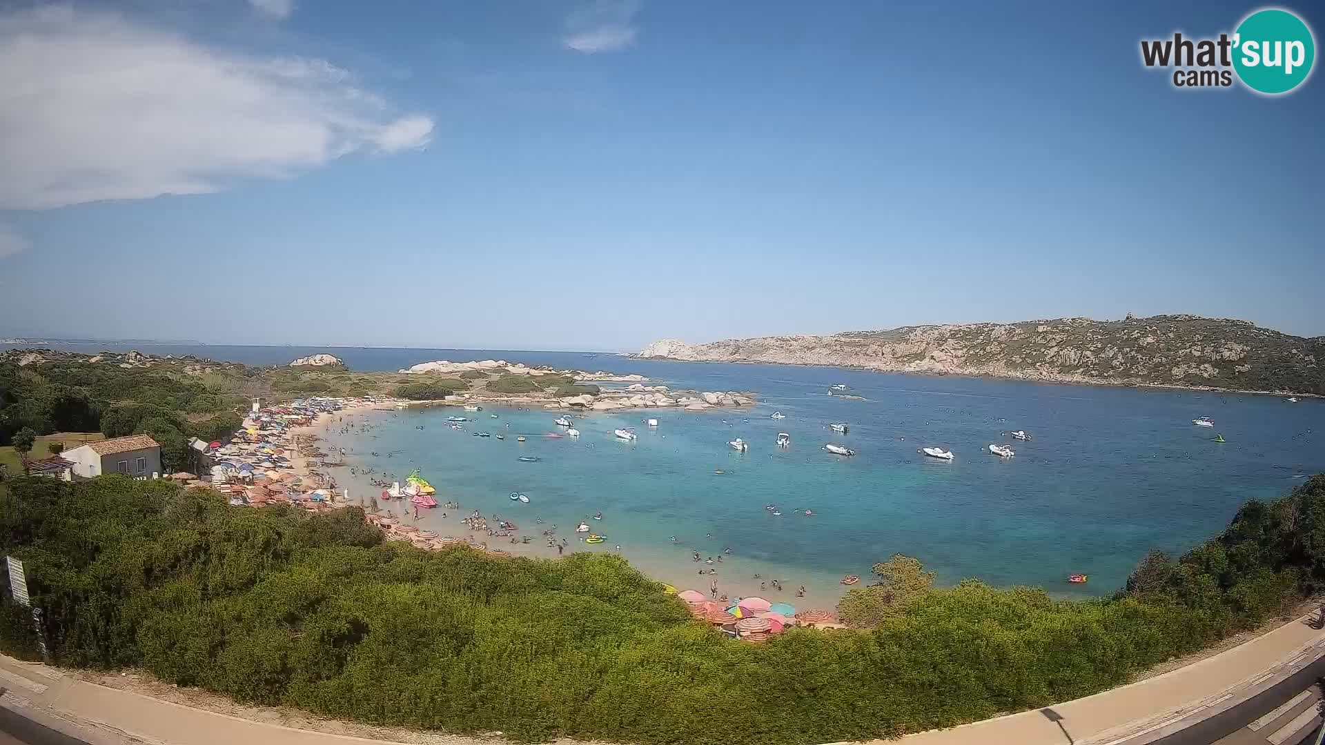 Webcam Rena di Levante – Live View from Capo Testa
