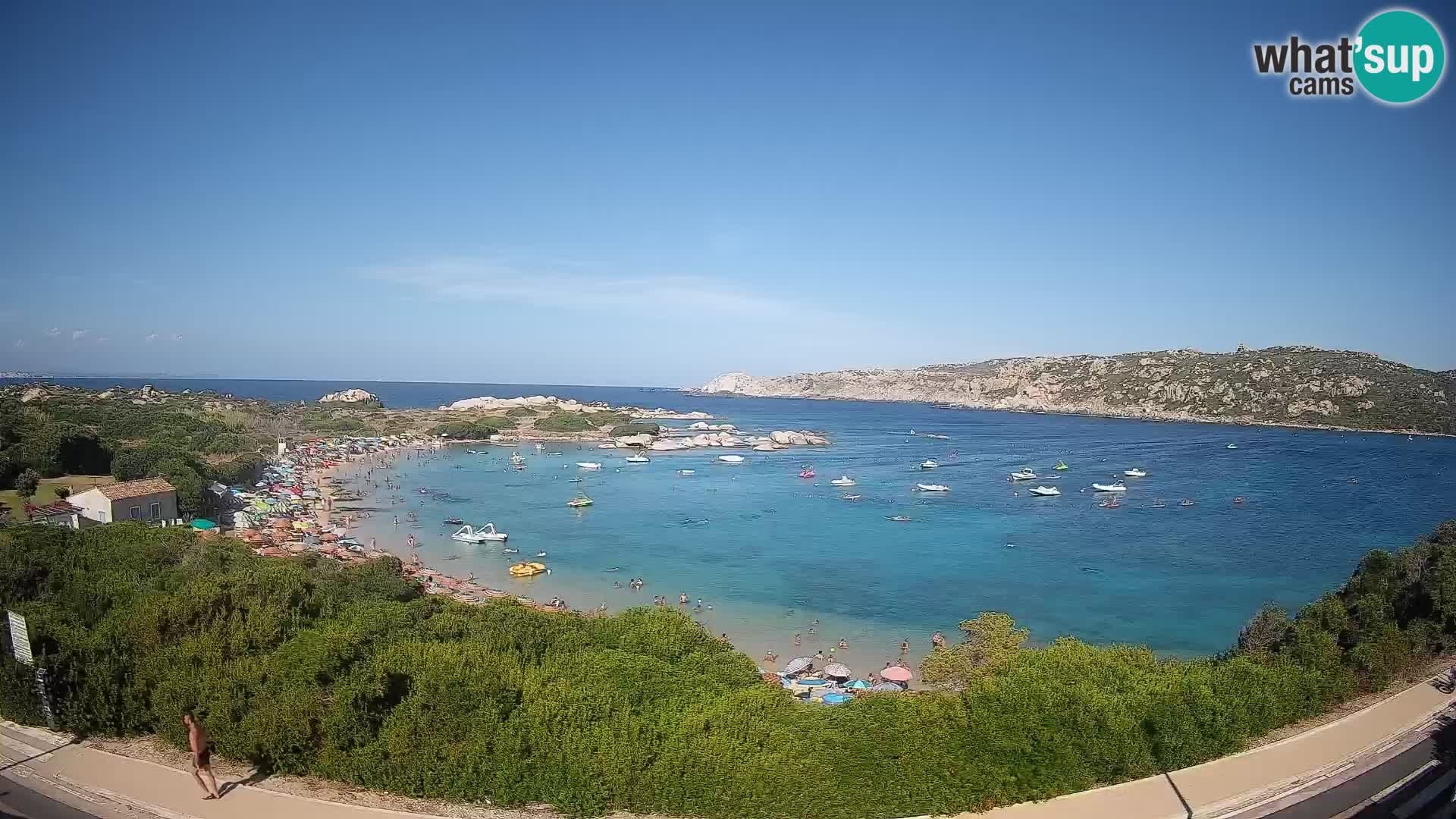 Webcam Rena di Levante – Live View from Capo Testa