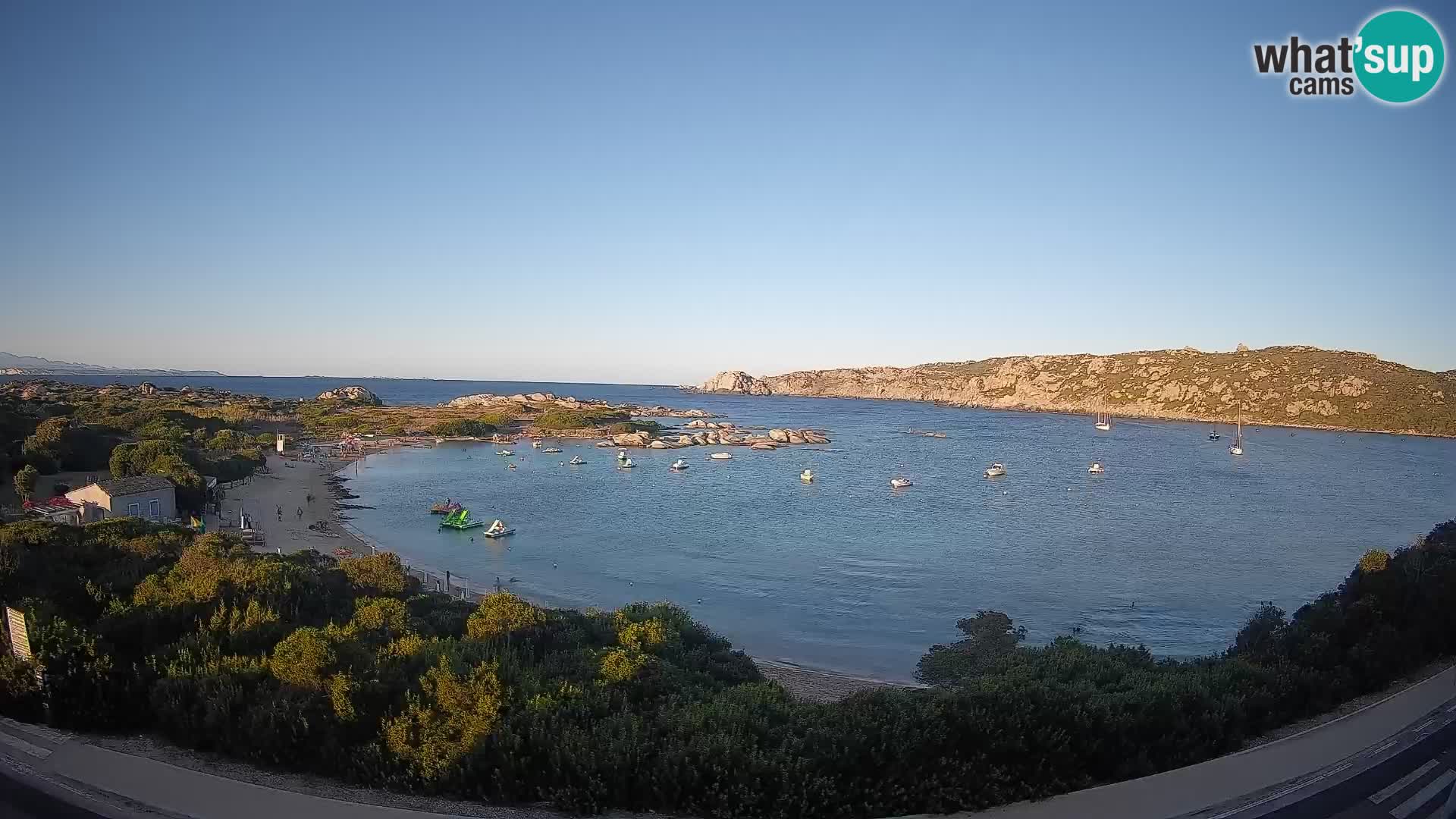 Webcam Rena di Levante – Live View from Capo Testa