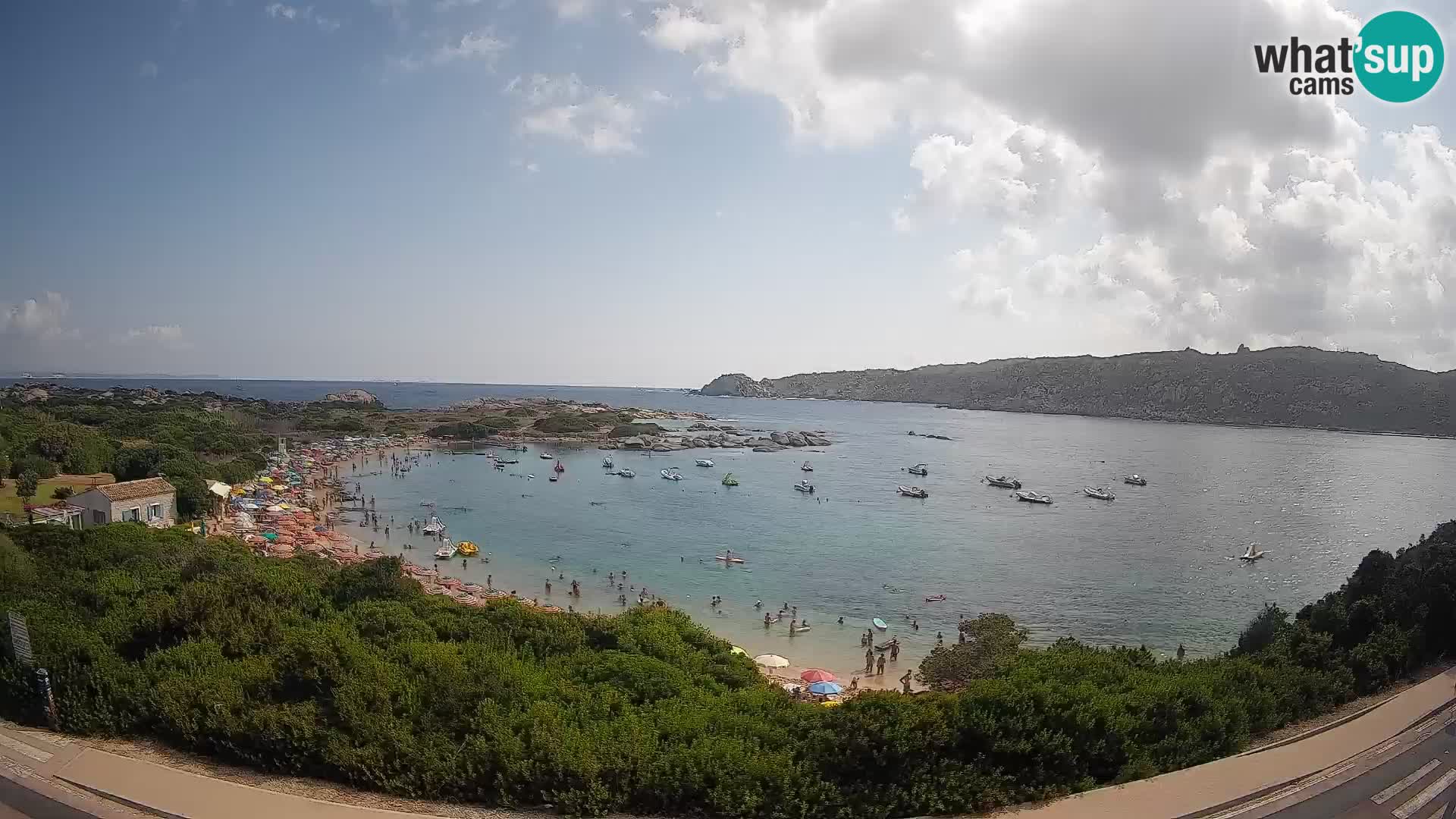 Webcam Rena di Levante – Live View from Capo Testa