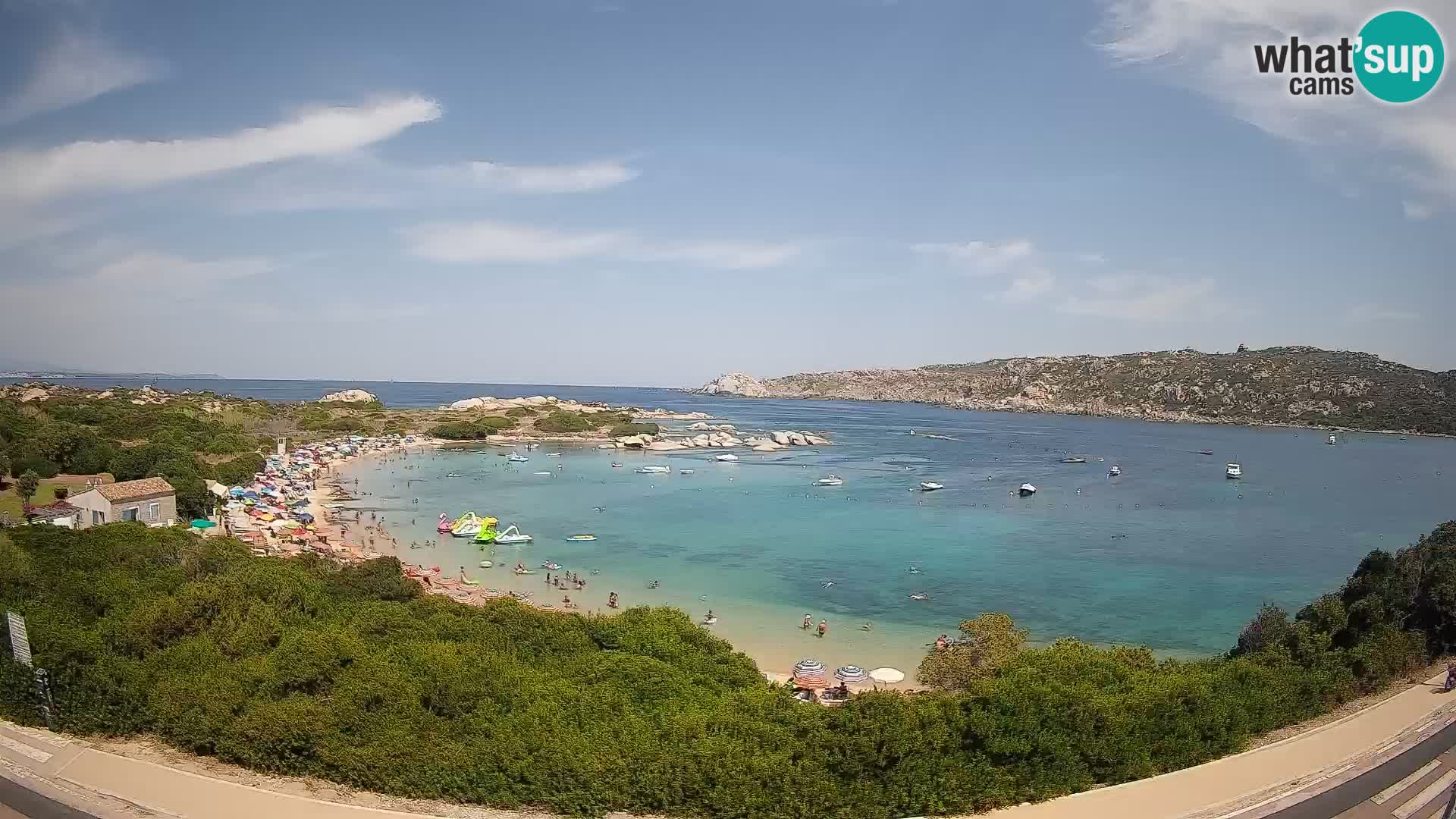 Webcam Rena di Levante – Live View from Capo Testa