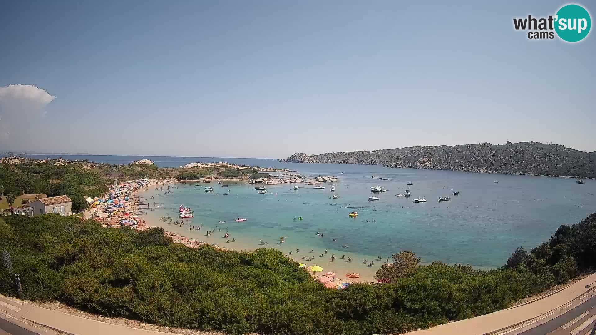 Webcam Rena di Levante – Live View from Capo Testa