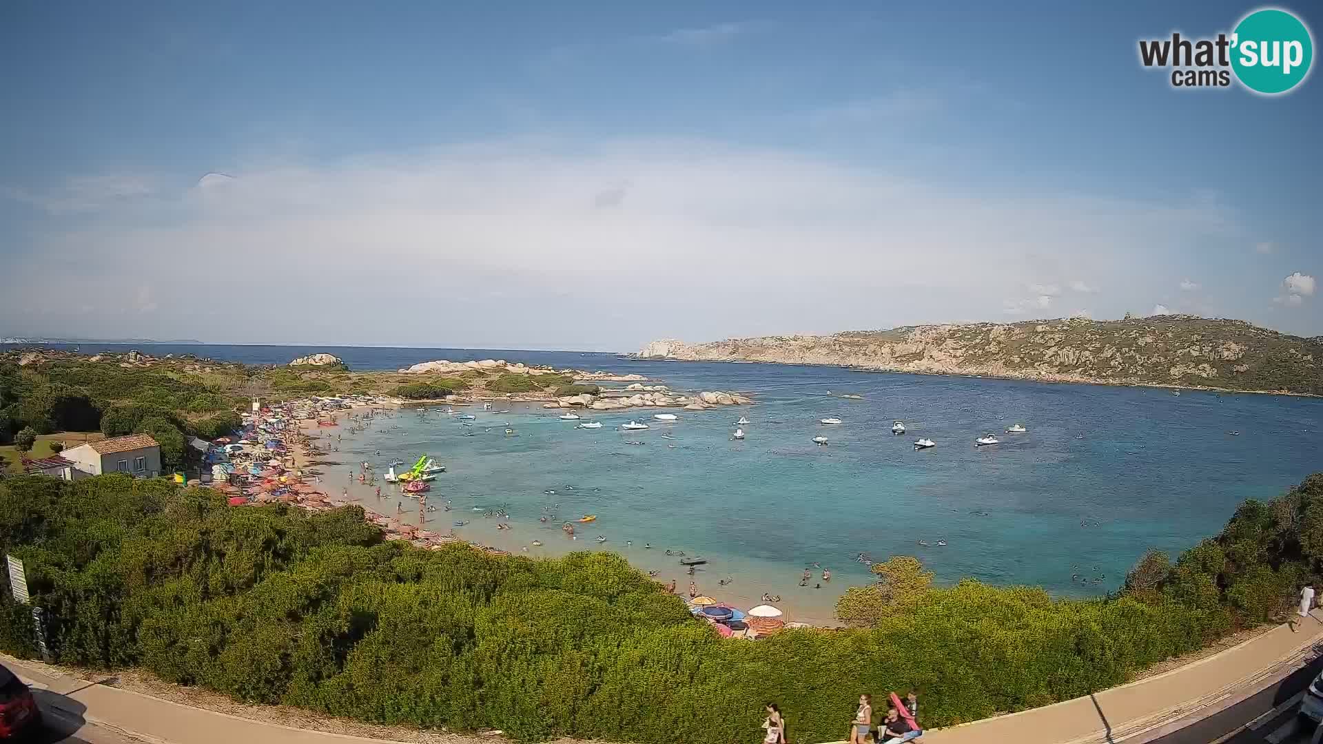 Web kamera Rena di Levante – Pogled uživo s Capo Testa