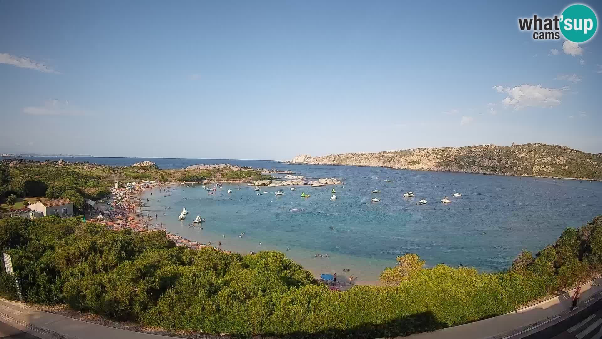 Webcam Rena di Levante – Live View from Capo Testa