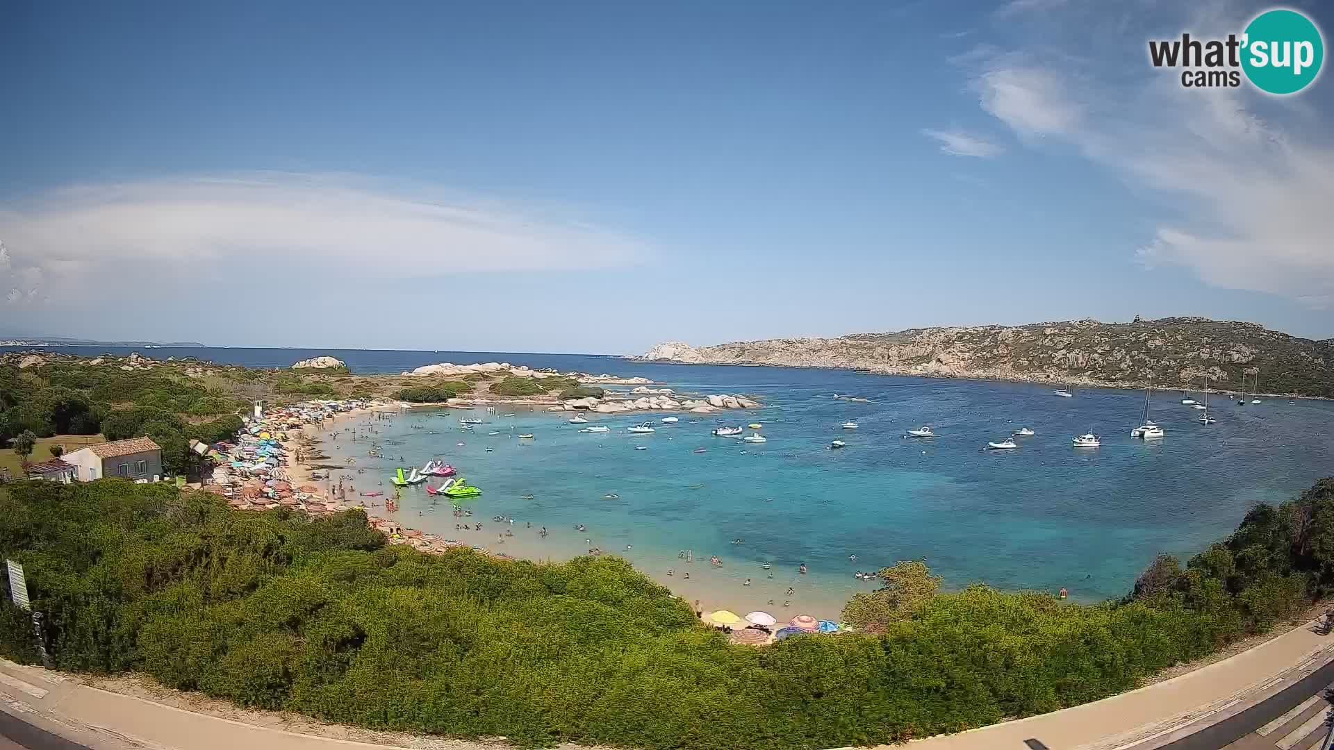 Webcam Rena di Levante – Live View from Capo Testa