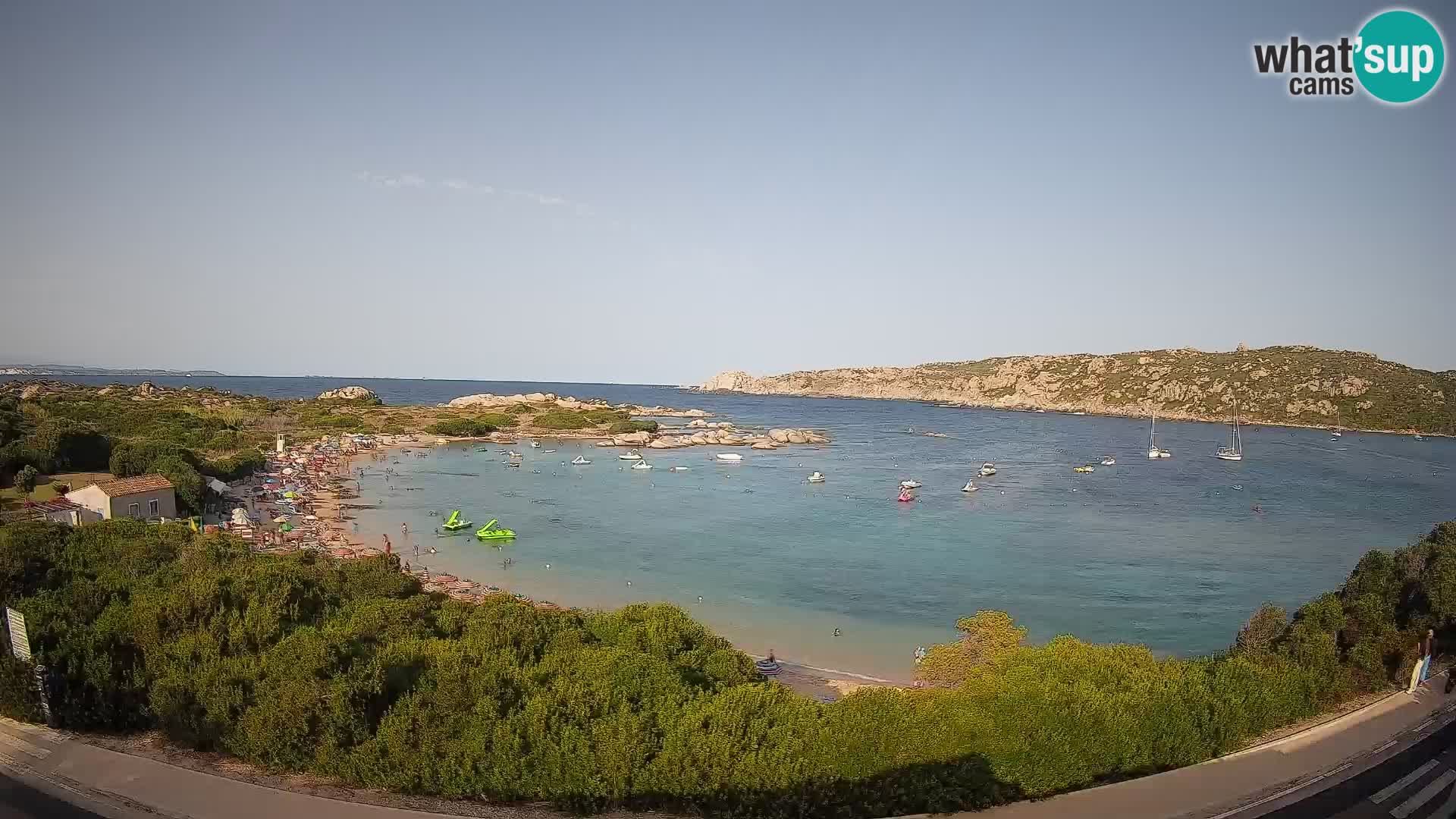 Web kamera Rena di Levante – Pogled uživo s Capo Testa