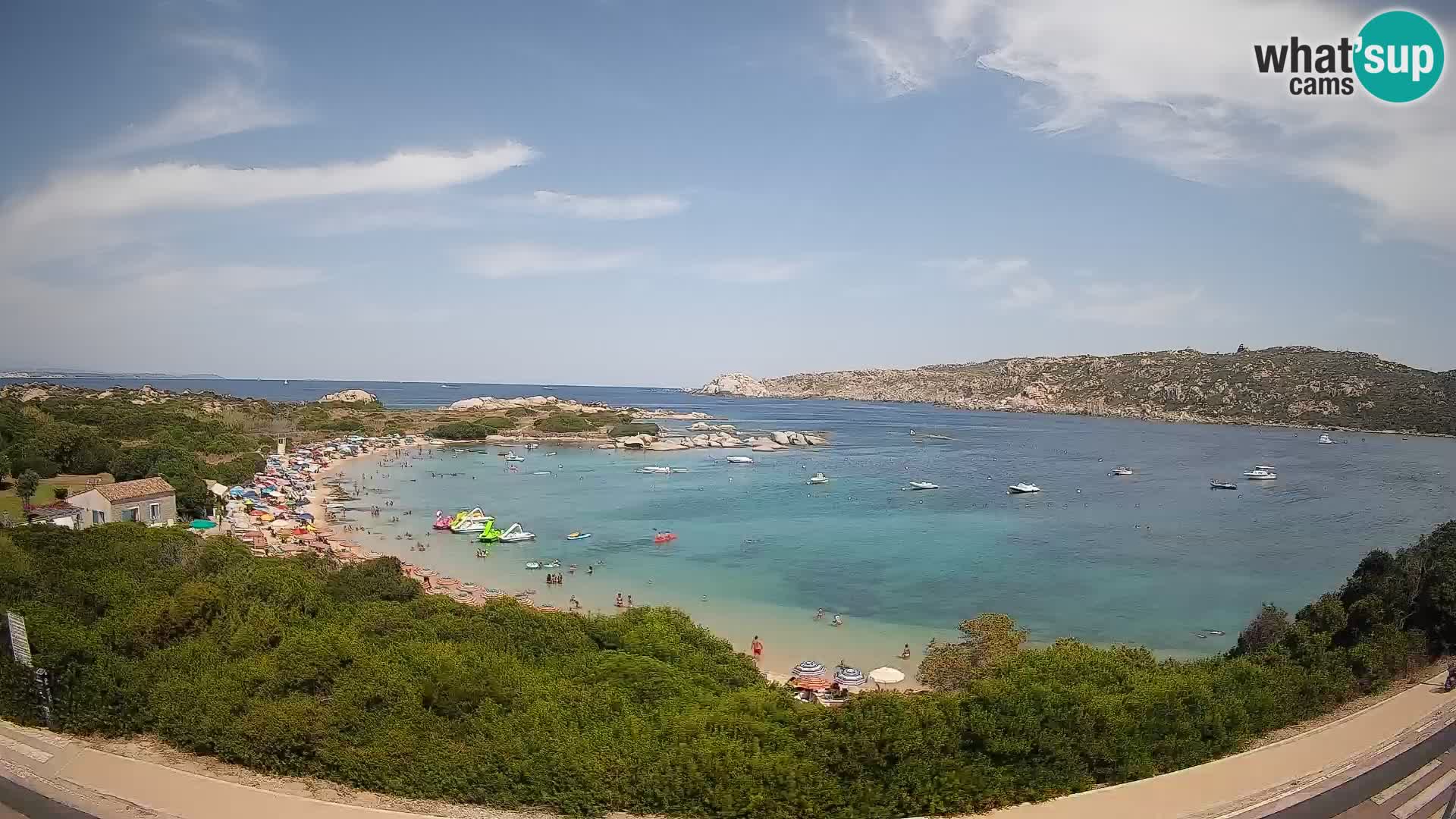Webcam Rena di Levante – Live View from Capo Testa