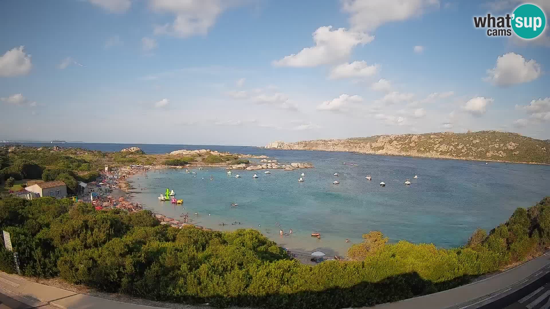 Webcam Rena di Levante – Live View from Capo Testa
