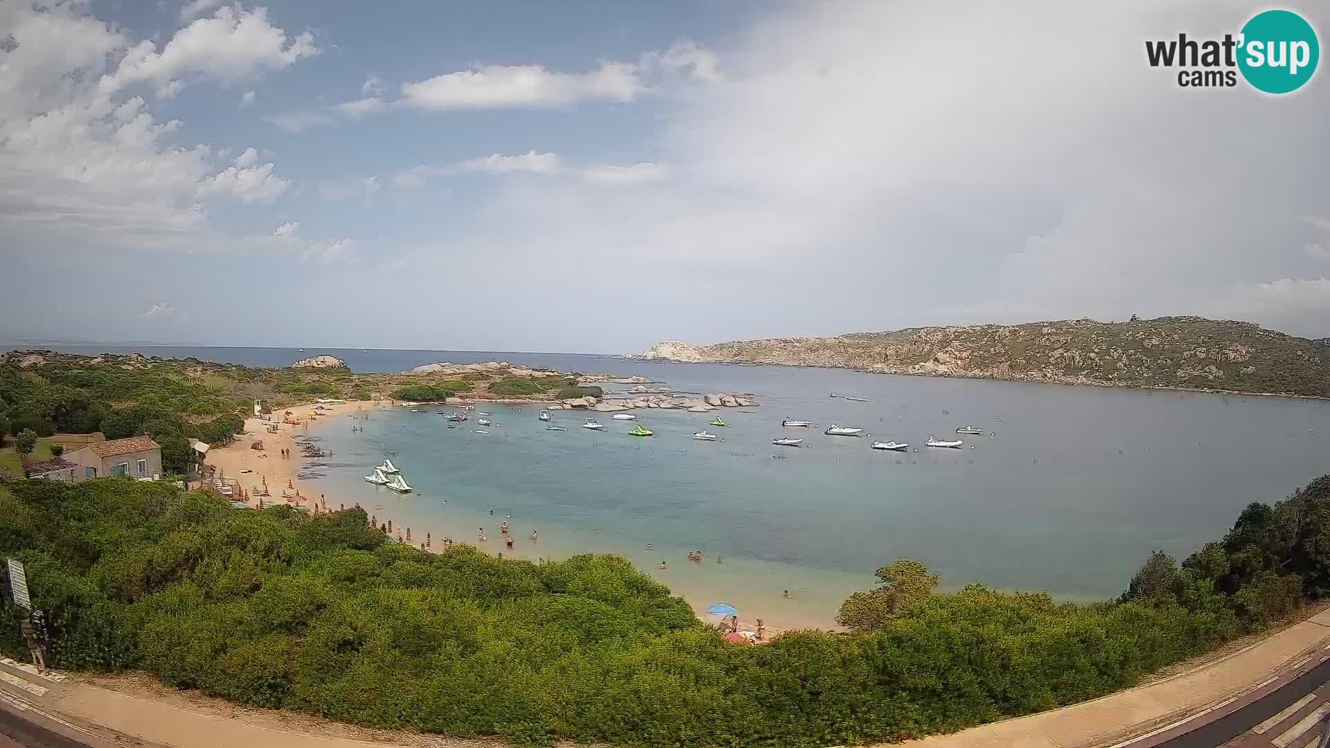 Webcam Rena di Levante – Live View from Capo Testa