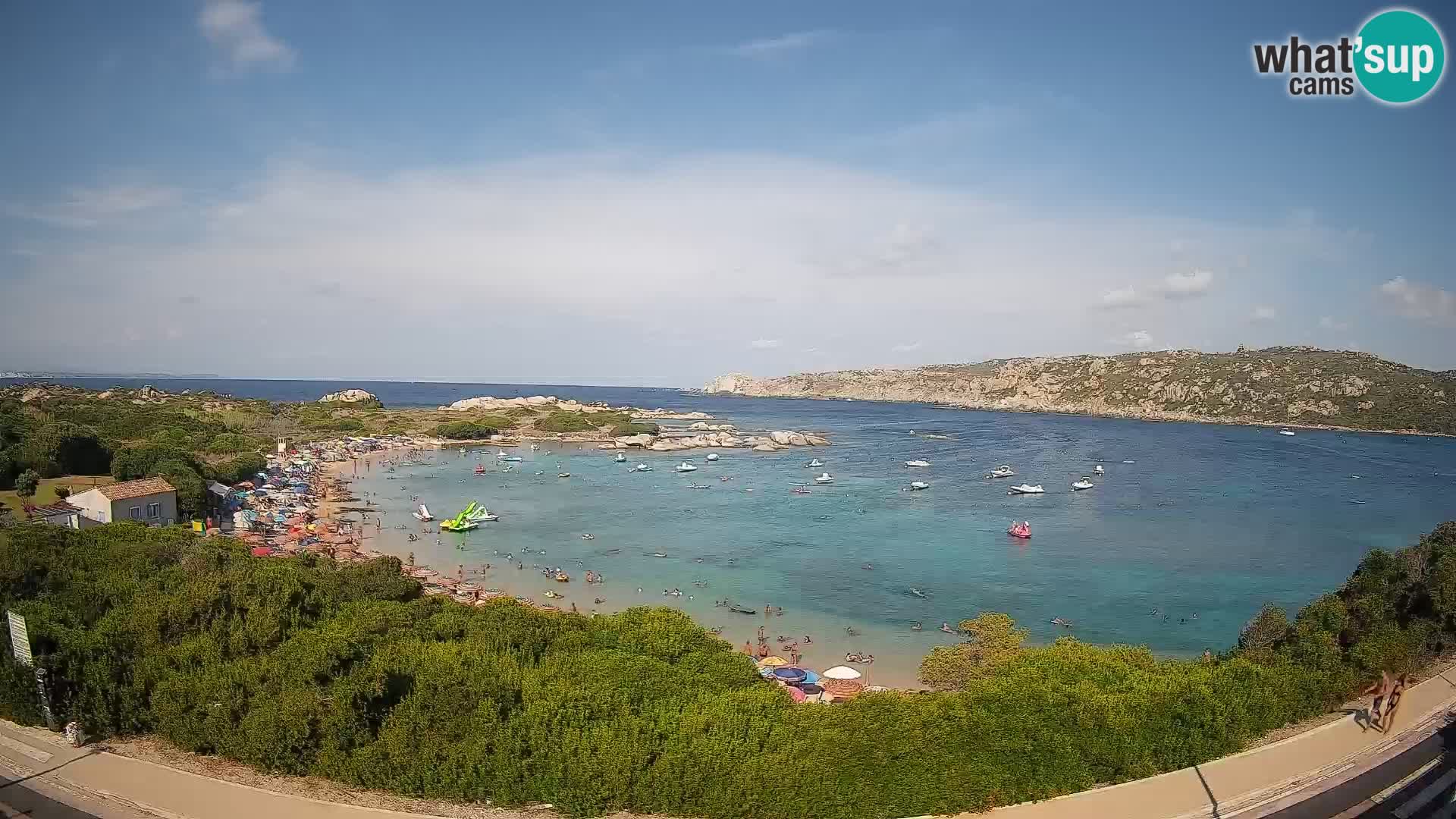 Webcam Rena di Levante – Live View from Capo Testa