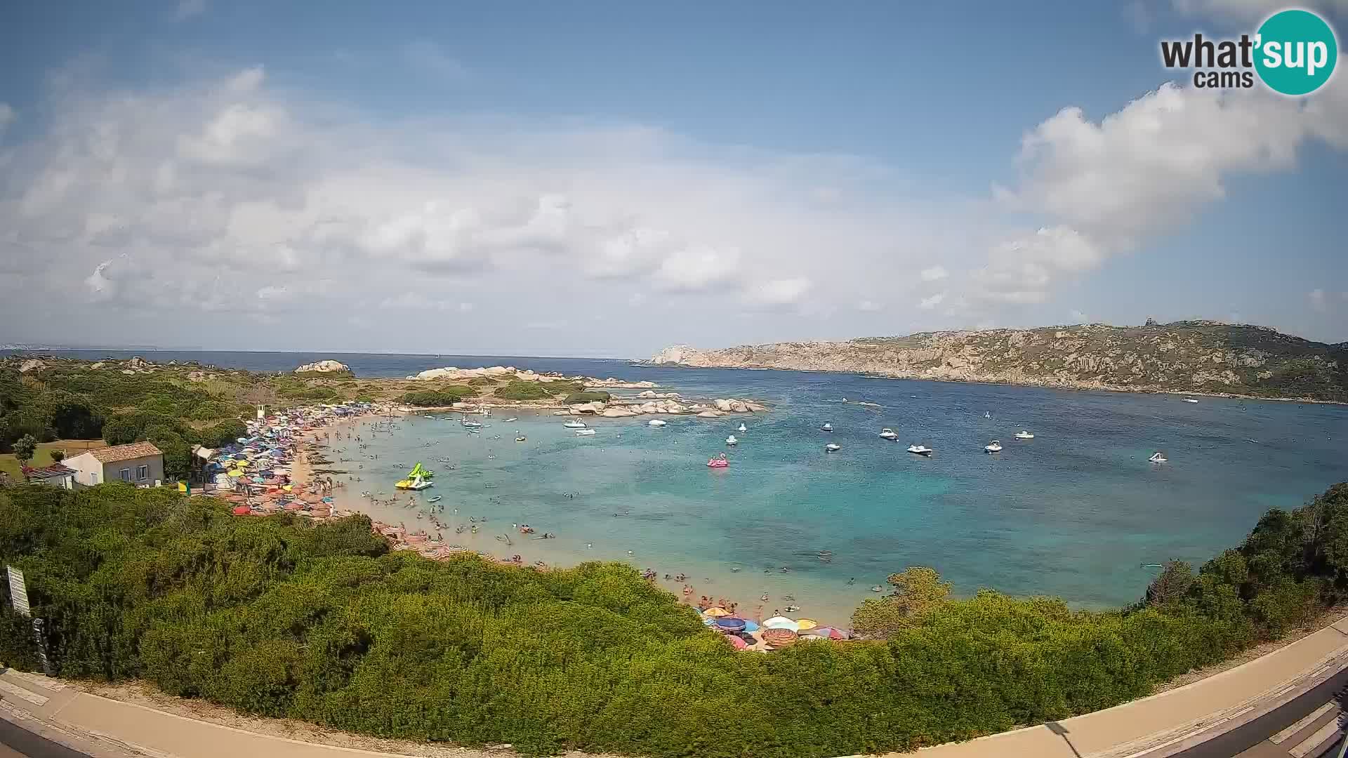 Webcam Rena di Levante – Live View from Capo Testa