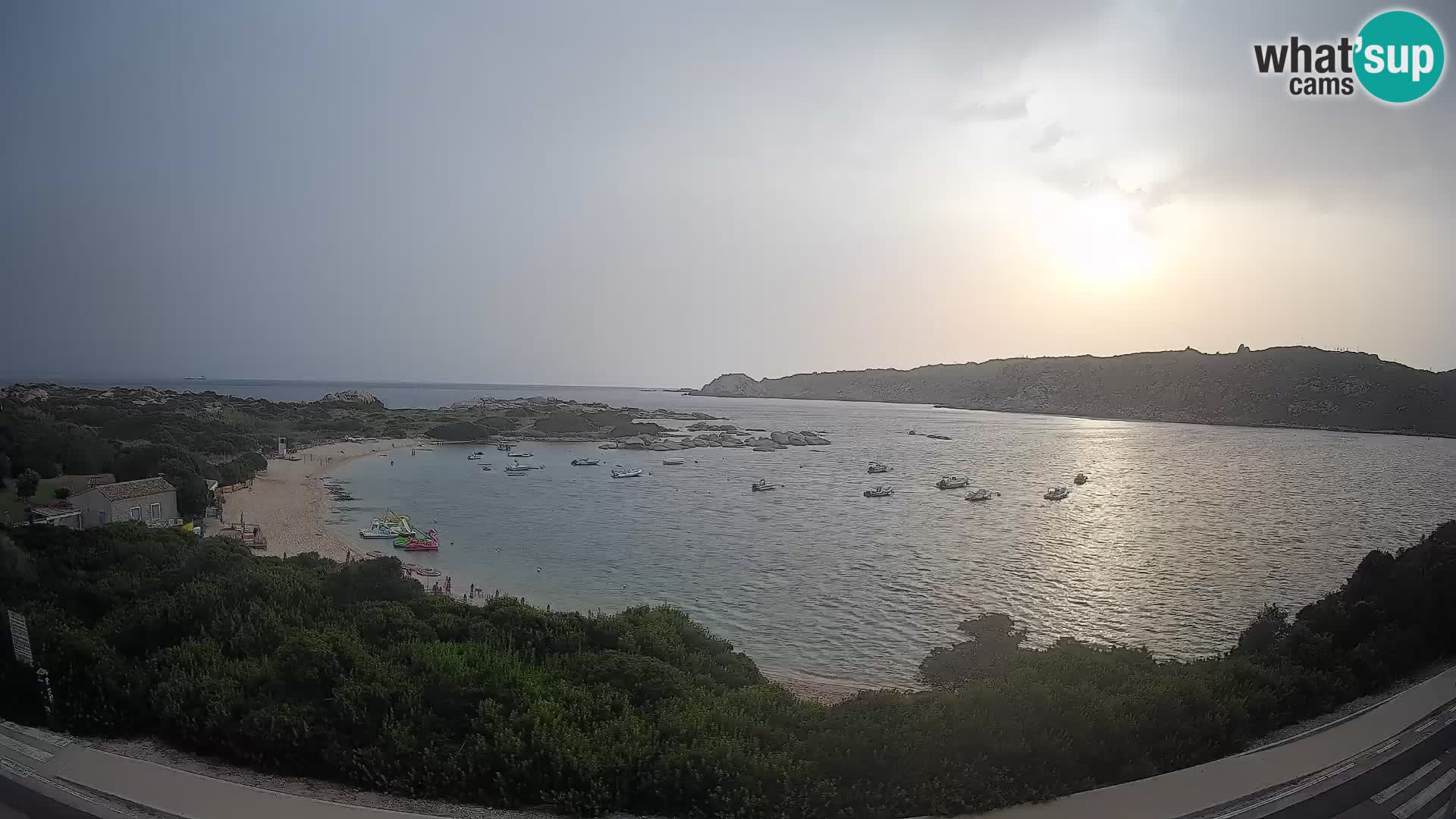 Spletna kamera Rena di Levante – Pogled v živo na Capo Testa