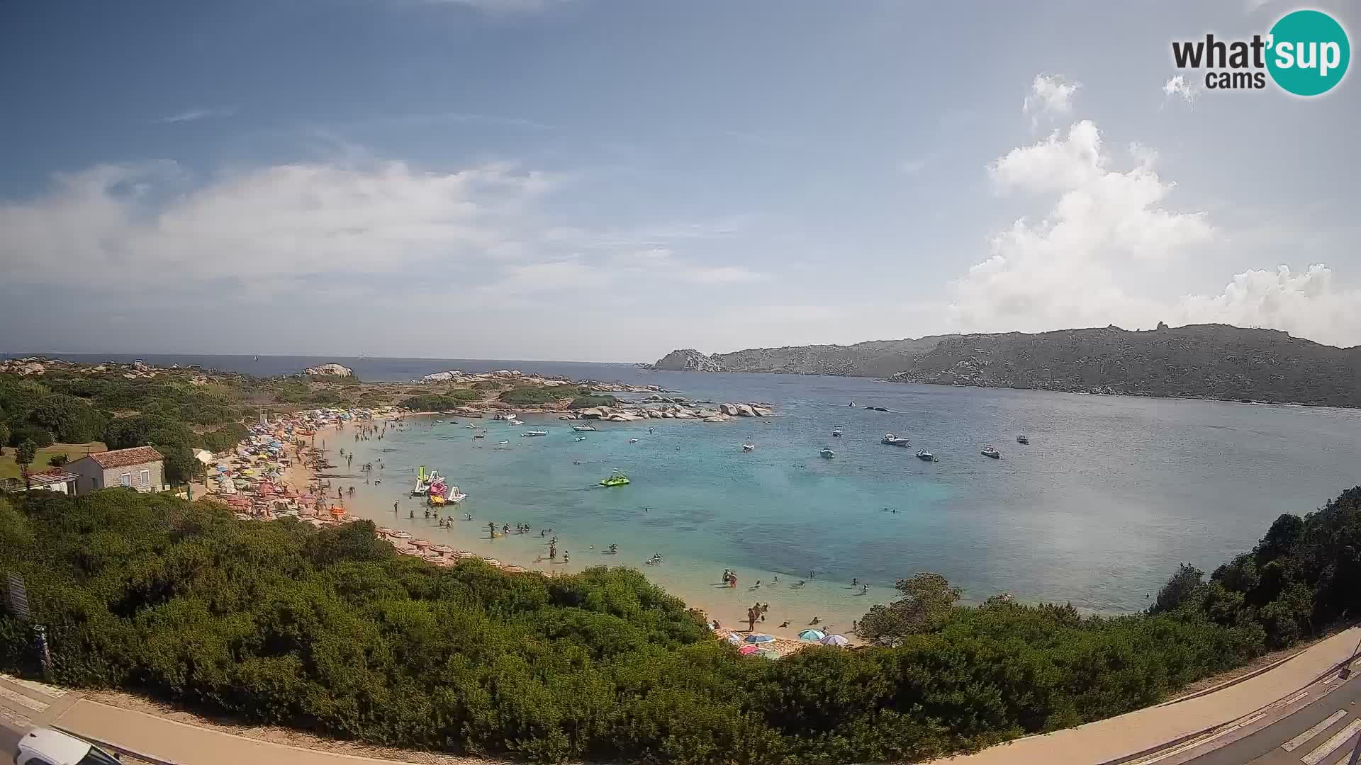 Webcam Rena di Levante – Live View from Capo Testa