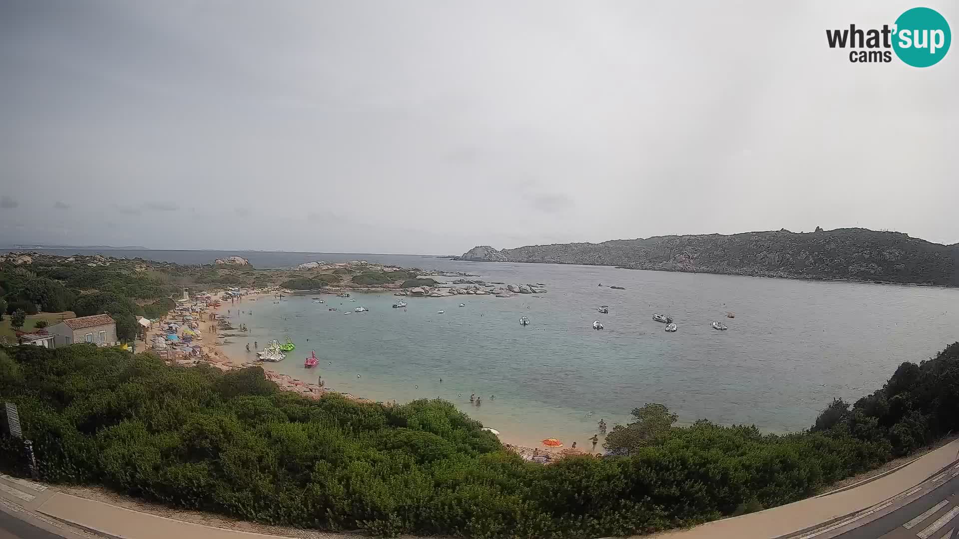 Web kamera Rena di Levante – Pogled uživo s Capo Testa
