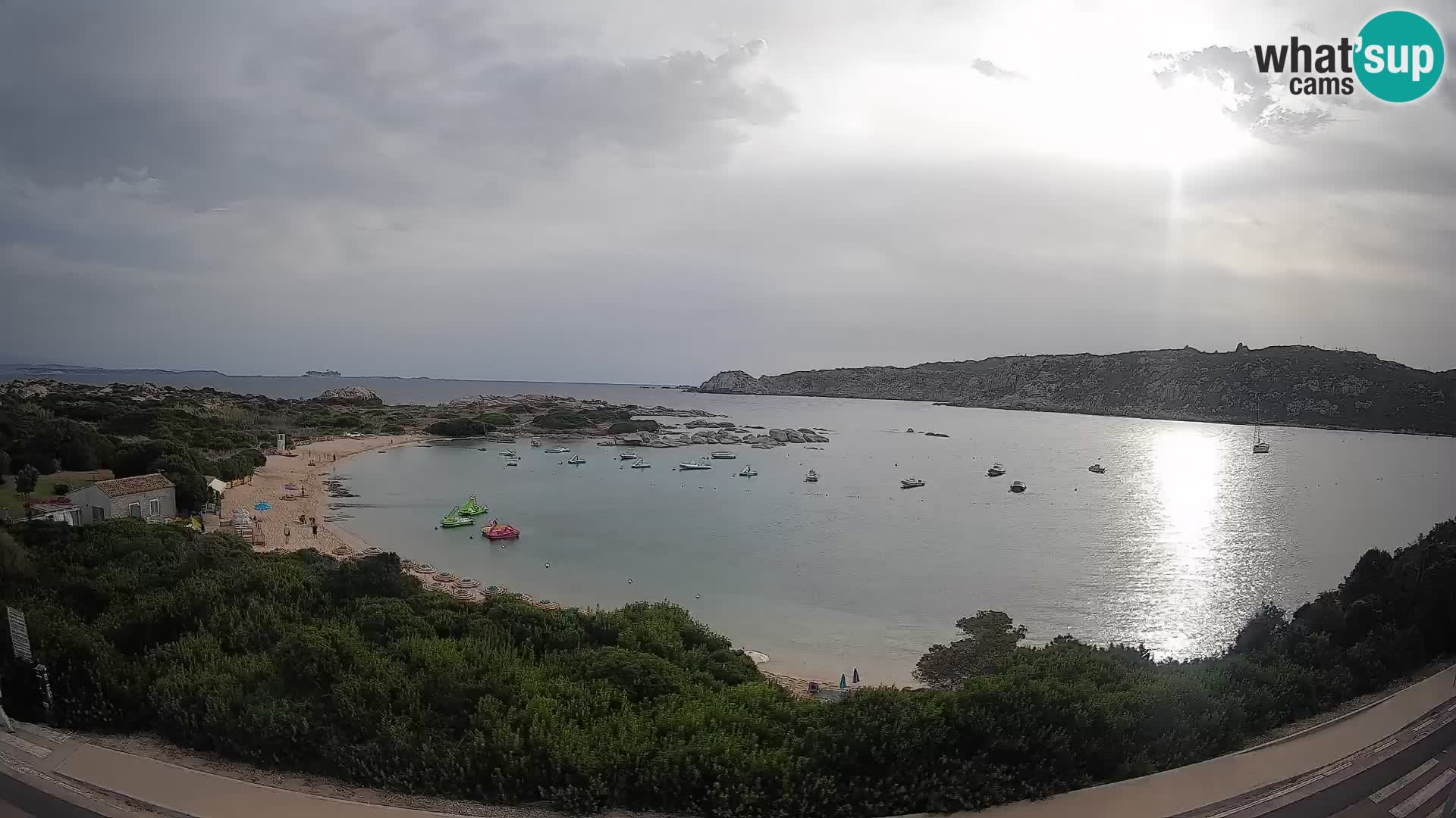 Spletna kamera Rena di Levante – Pogled v živo na Capo Testa