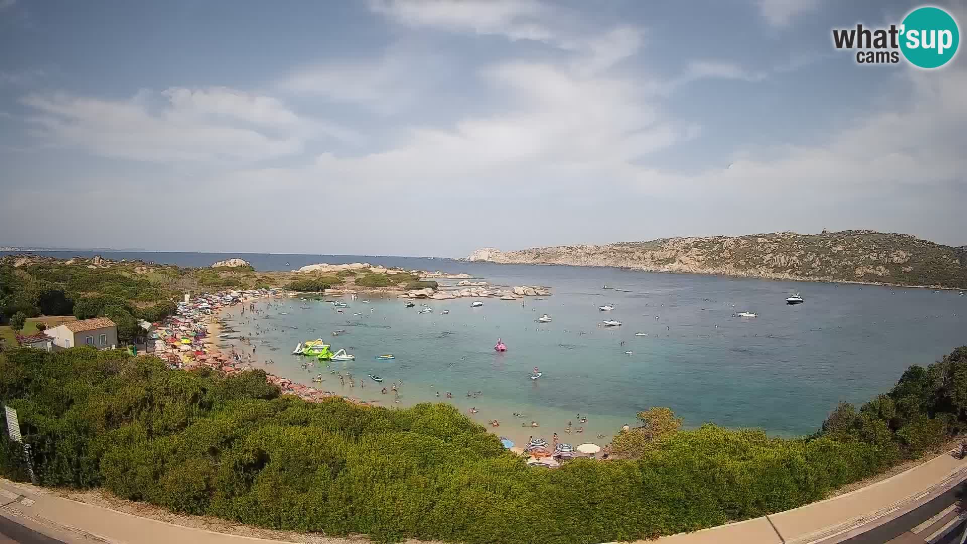 Webcam Rena di Levante – Live View from Capo Testa